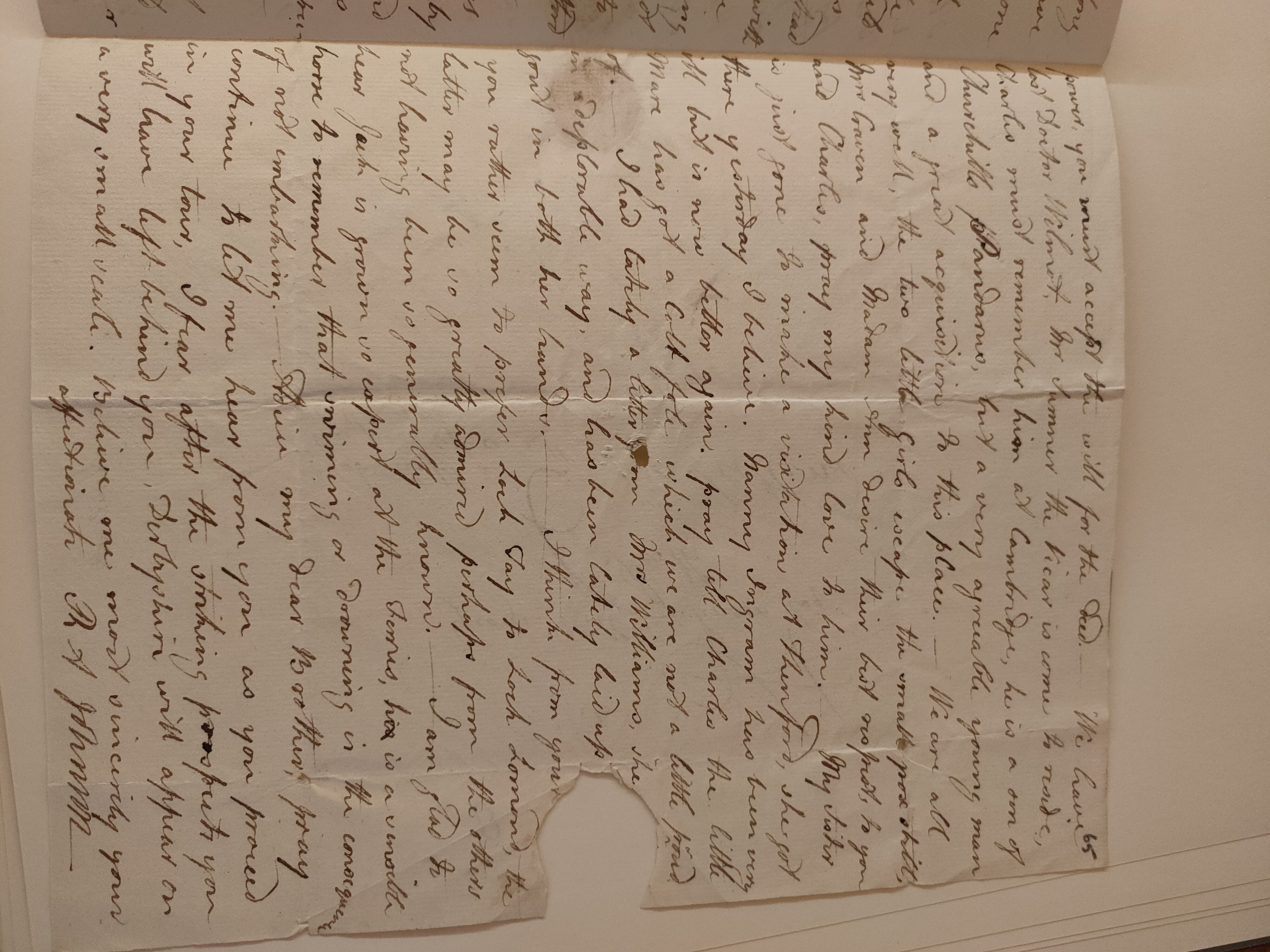 Image #3 of letter: Robert Augustus Johnson to George William Johnson, 24 July 1777