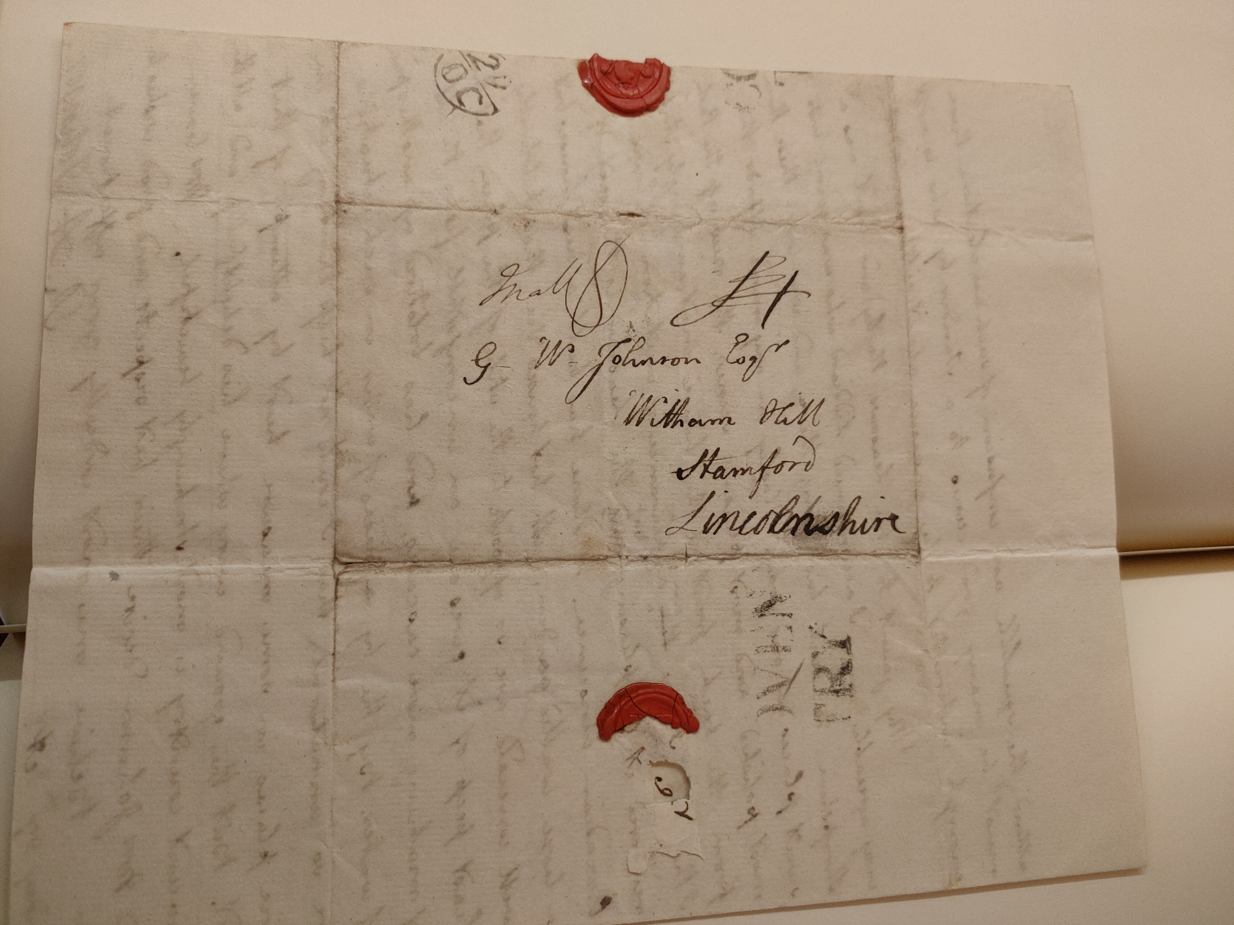 Image #4 of letter: Robert Augustus Johnson to George William Johnson, 27 September