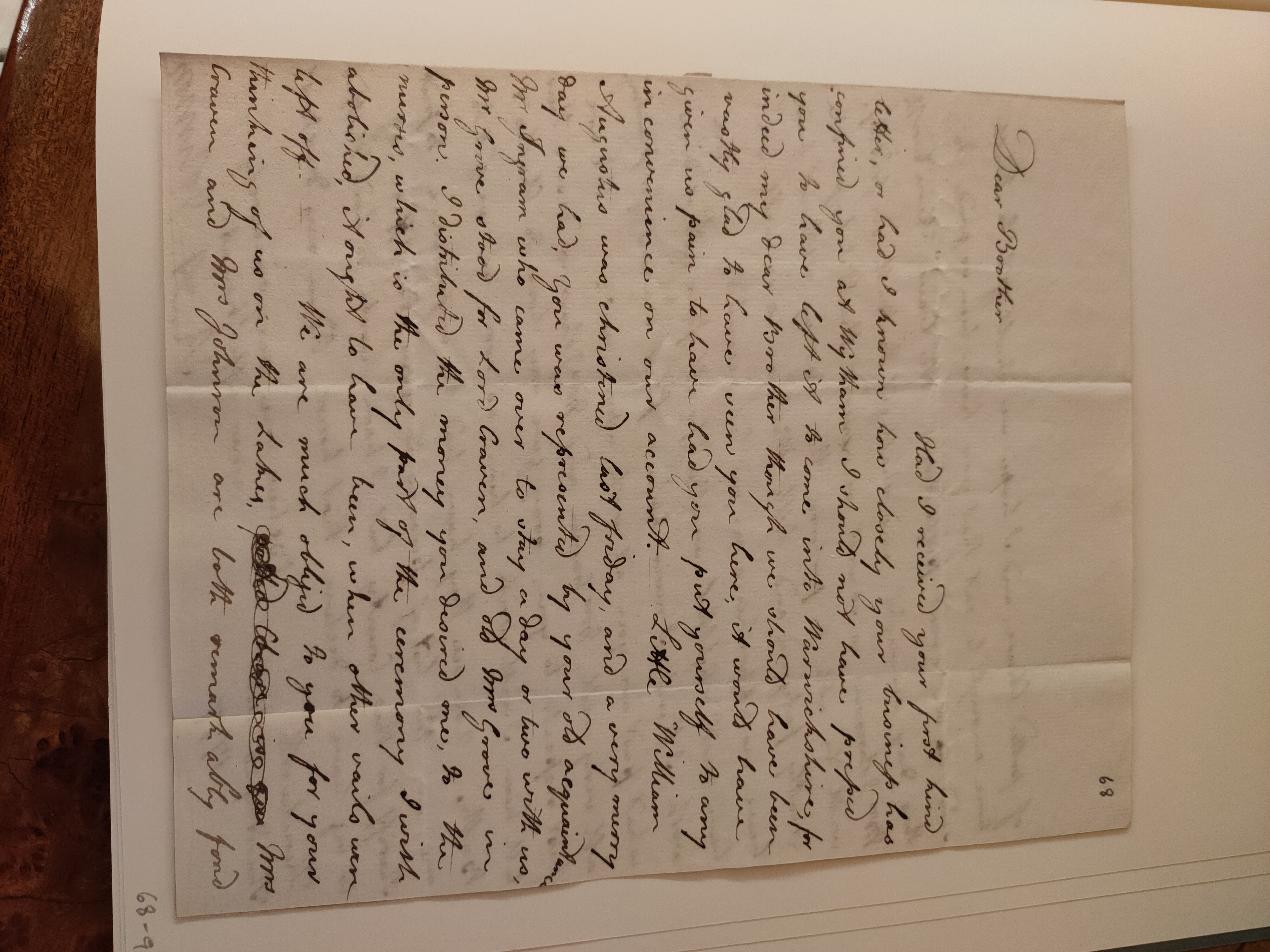 Image #1 of letter: Robert Augustus Johnson to George William Johnson, 20 November 1777