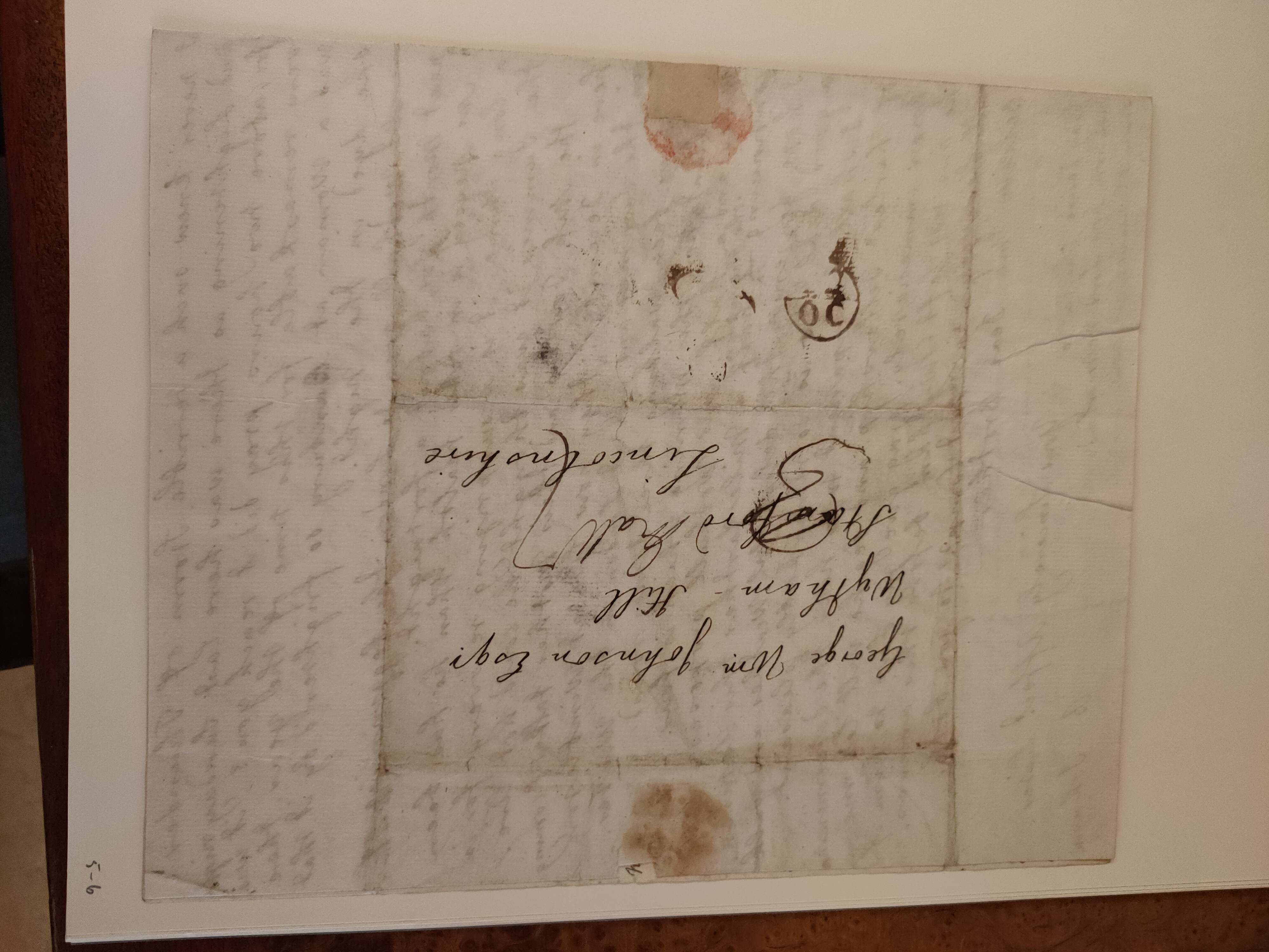 Image #4 of letter: Barbara Johnson to George William Johnson, 20 October 1773