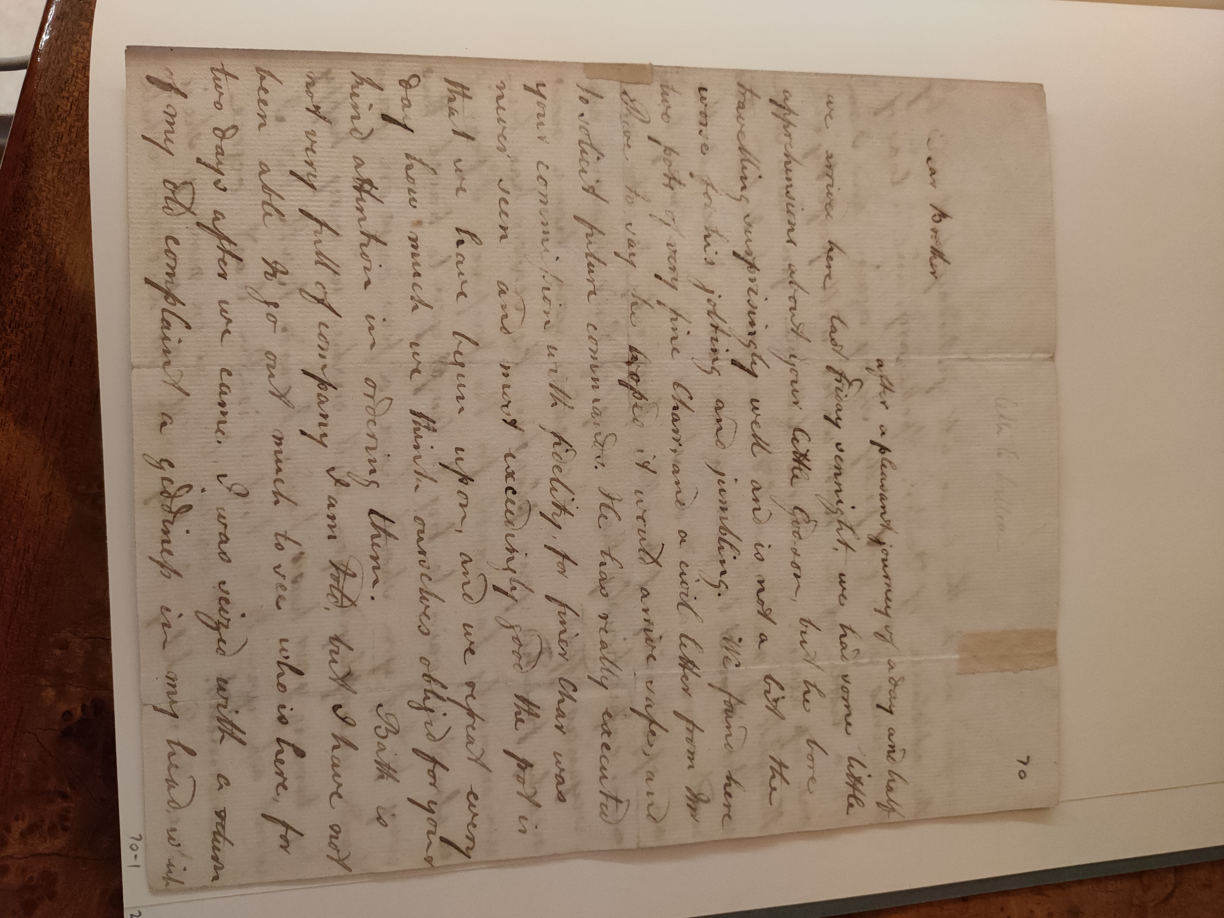 Image #1 of letter: Robert Augustus Johnson to George William Johnson, 10 December 1777