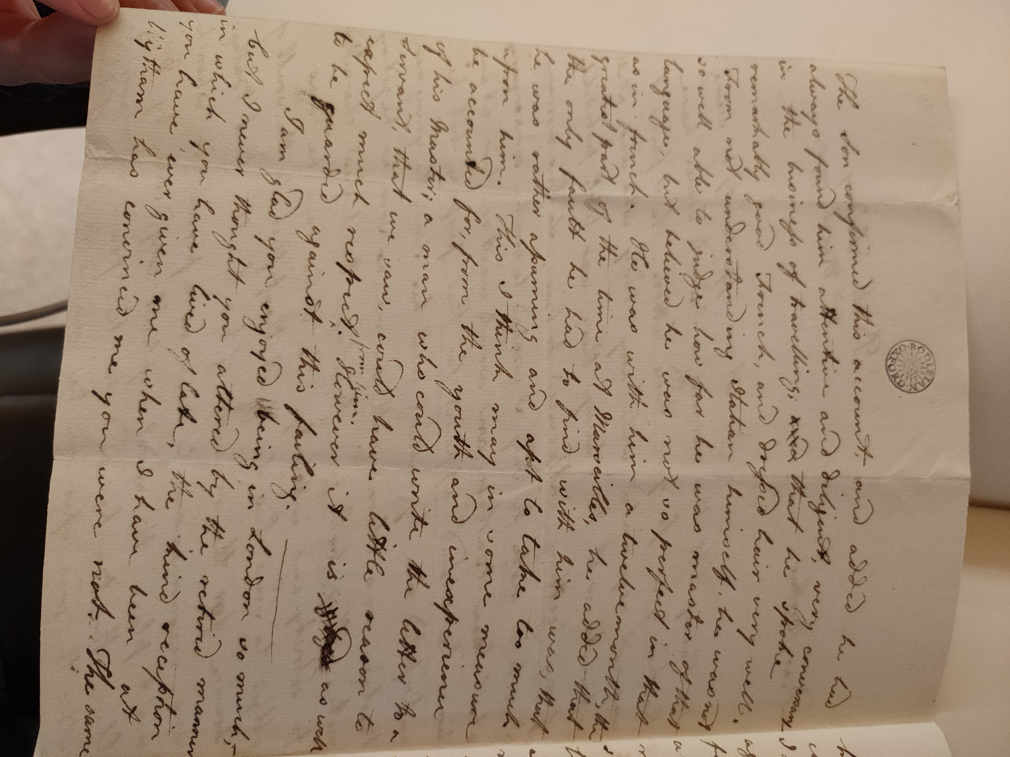 Image #2 of letter: Robert Augustus Johnson to George William Johnson, 6 March 1778