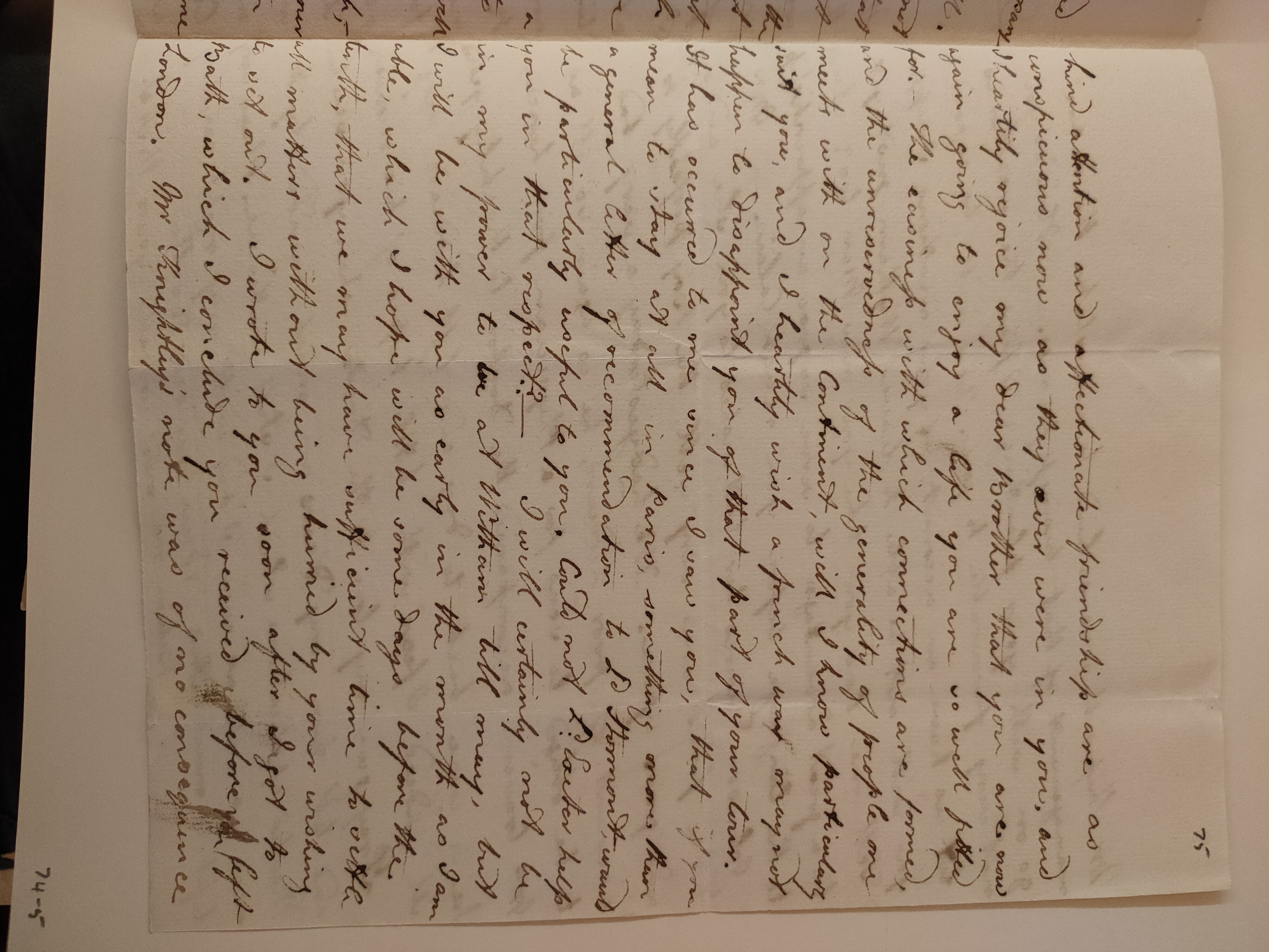 Image #3 of letter: Robert Augustus Johnson to George William Johnson, 6 March 1778