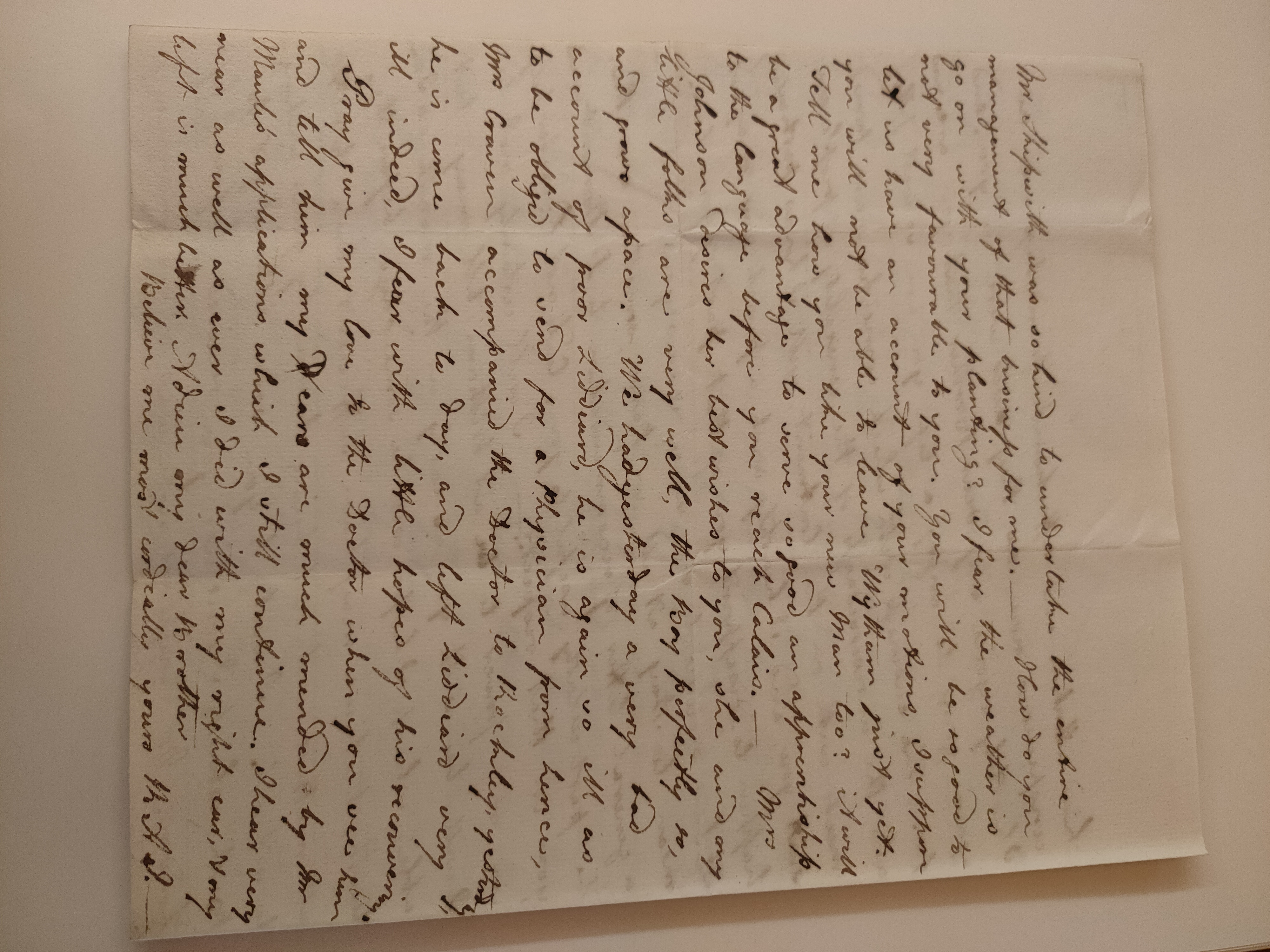 Image #4 of letter: Robert Augustus Johnson to George William Johnson, 6 March 1778