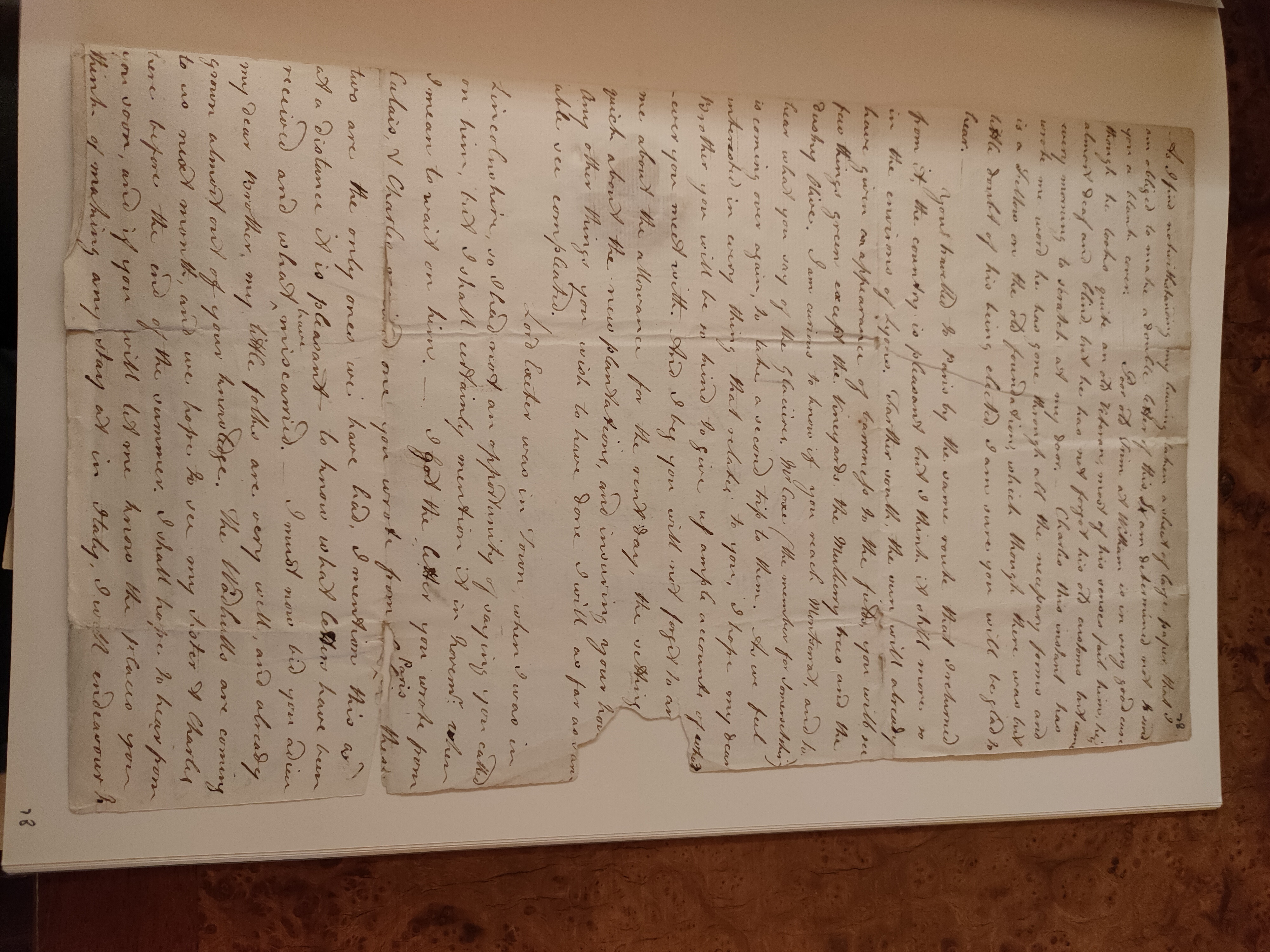 Image #6 of letter: Robert Augustus Johnson to George William Johnson, 26 May 1778