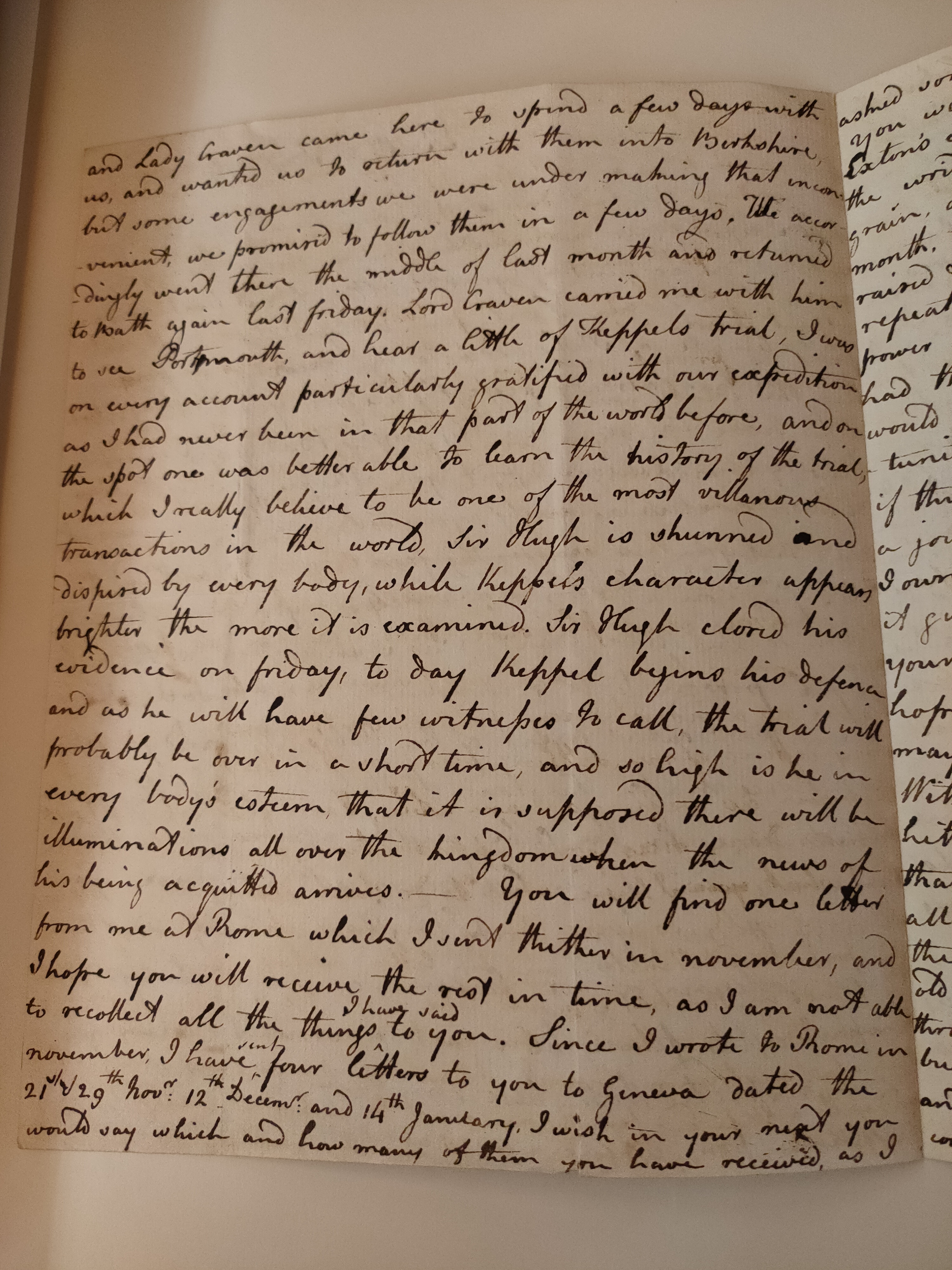 Image #2 of letter: Robert Augustus Johnson to George William Johnson, 2 February 1779