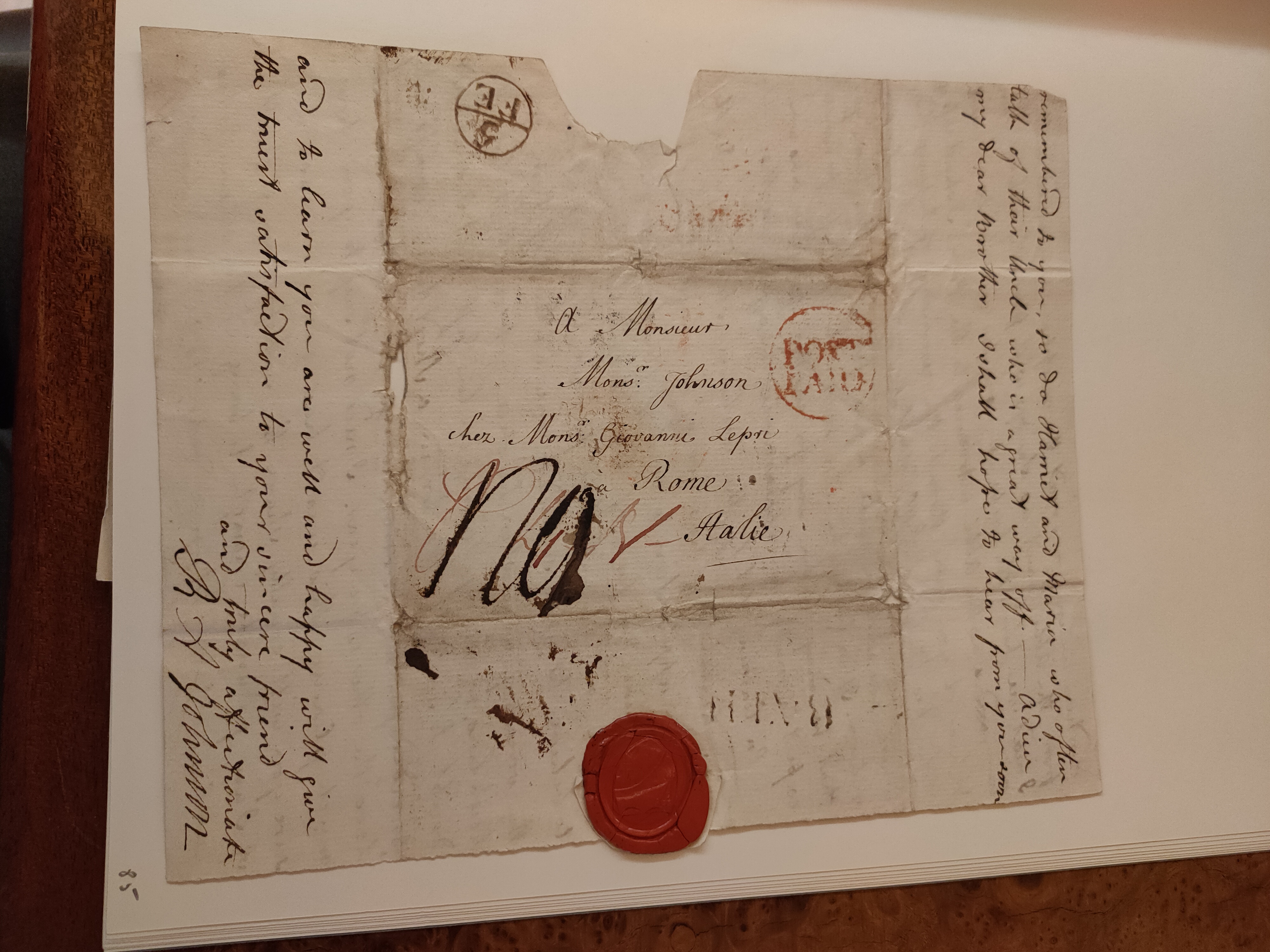 Image #6 of letter: Robert Augustus Johnson to George William Johnson, 2 February 1779