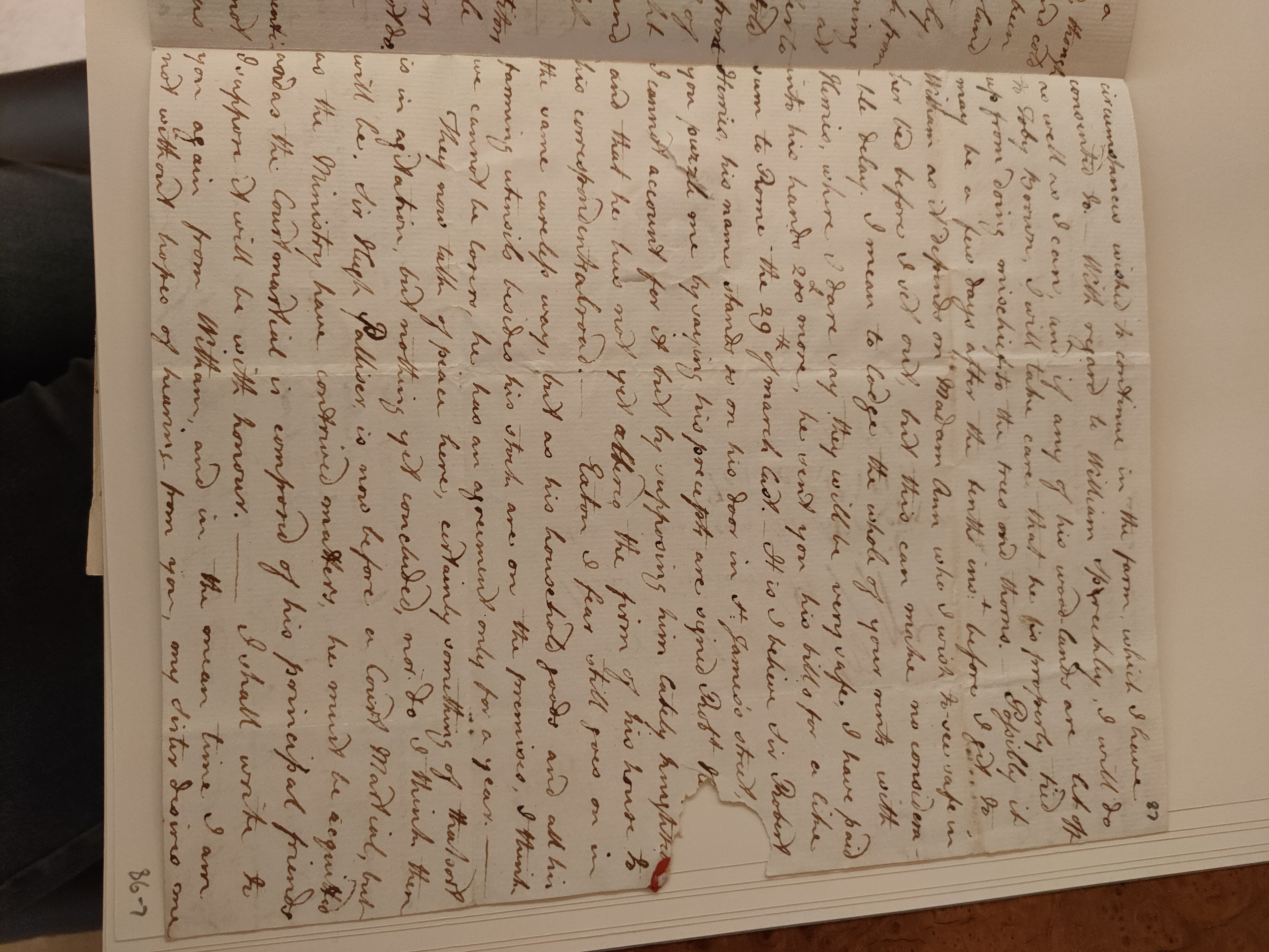 Image #3 of letter: Robert Augustus Johnson to George William Johnson, 3 May 1779