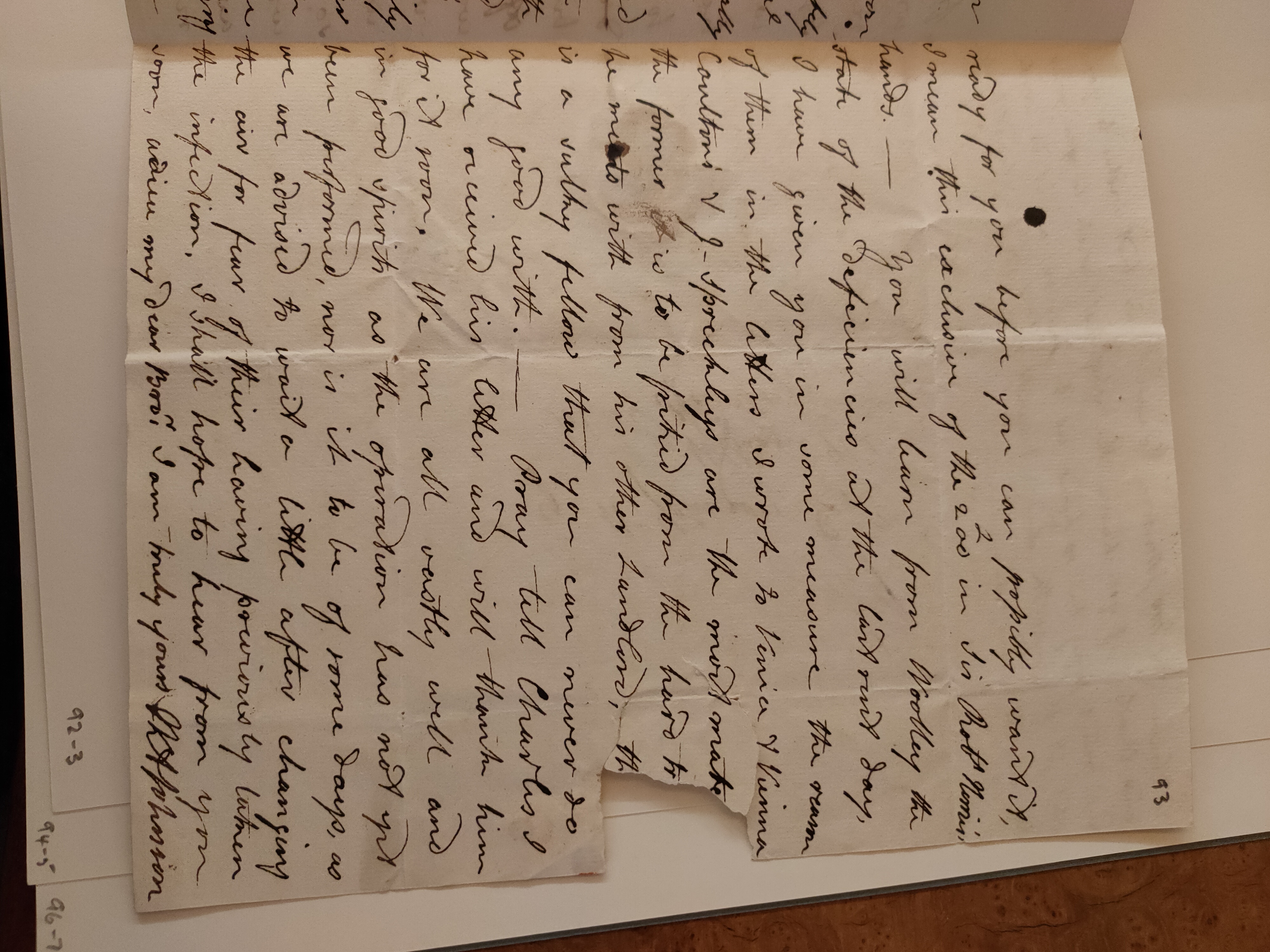 Image #3 of letter: Robert Augustus Johnson to George William Johnson, 12 September 1779