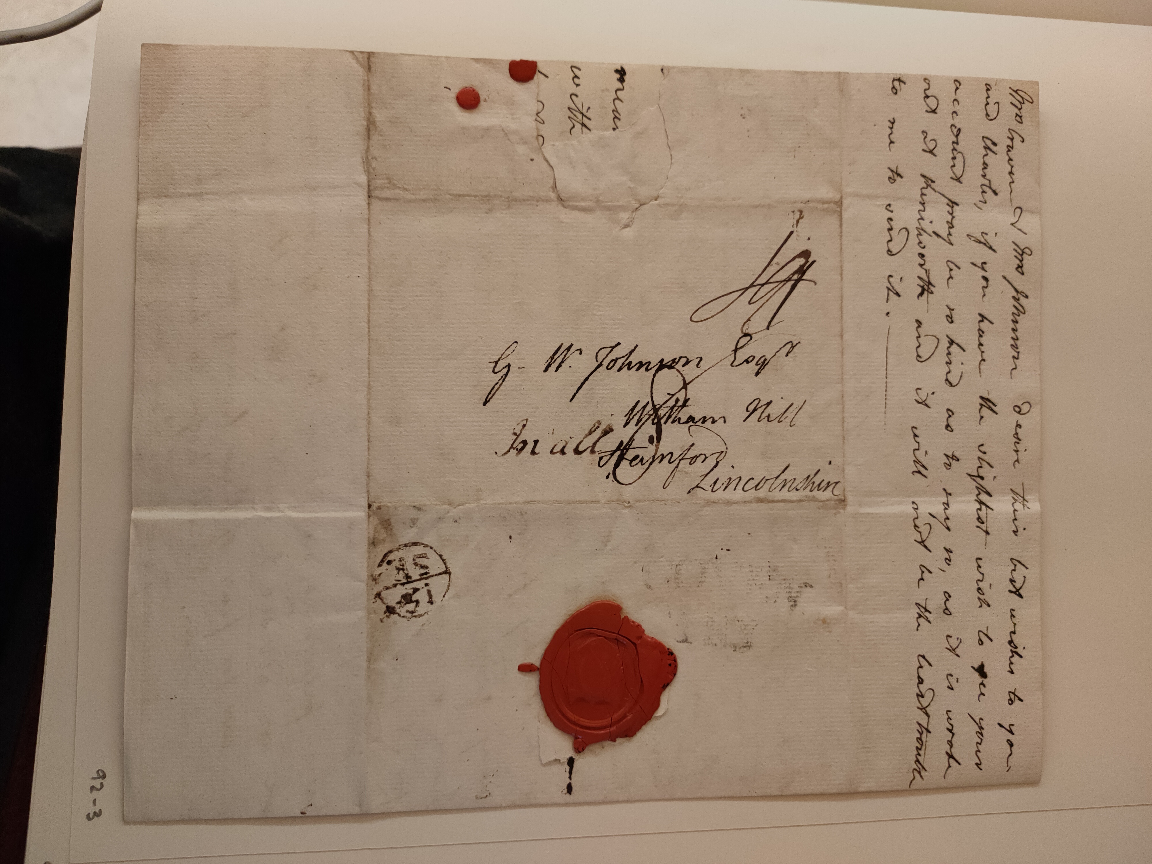 Image #4 of letter: Robert Augustus Johnson to George William Johnson, 12 September 1779