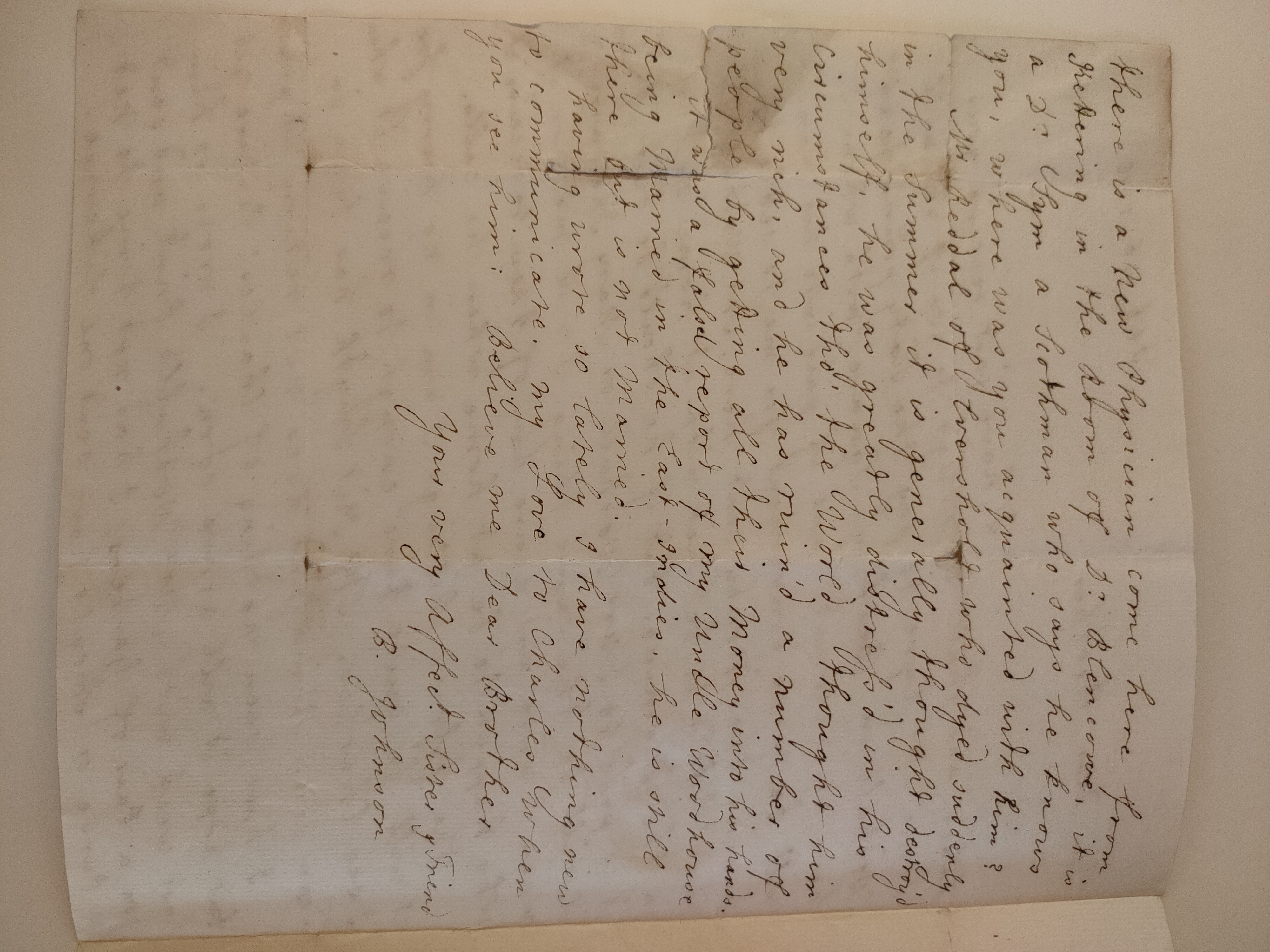 Image #2 of letter: Barbara Johnson to George William Johnson, 16 February 1775