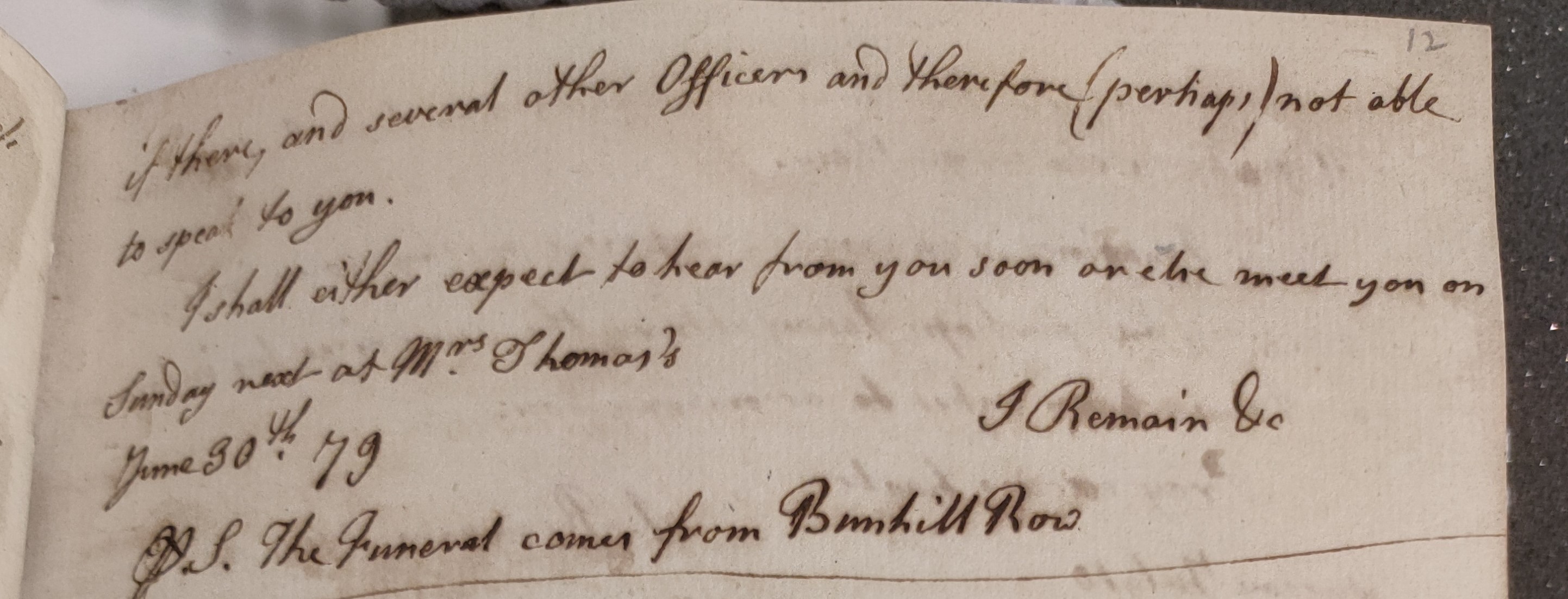 Image #2 of letter: Edward Baker to Polly Dix, 30 June 1779