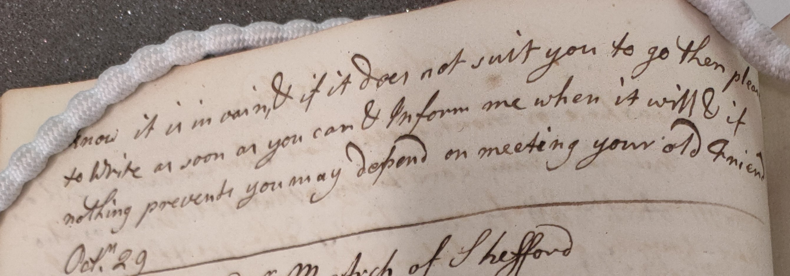 Image #2 of letter: Edward Baker to Polly Dix, 29 October [?]