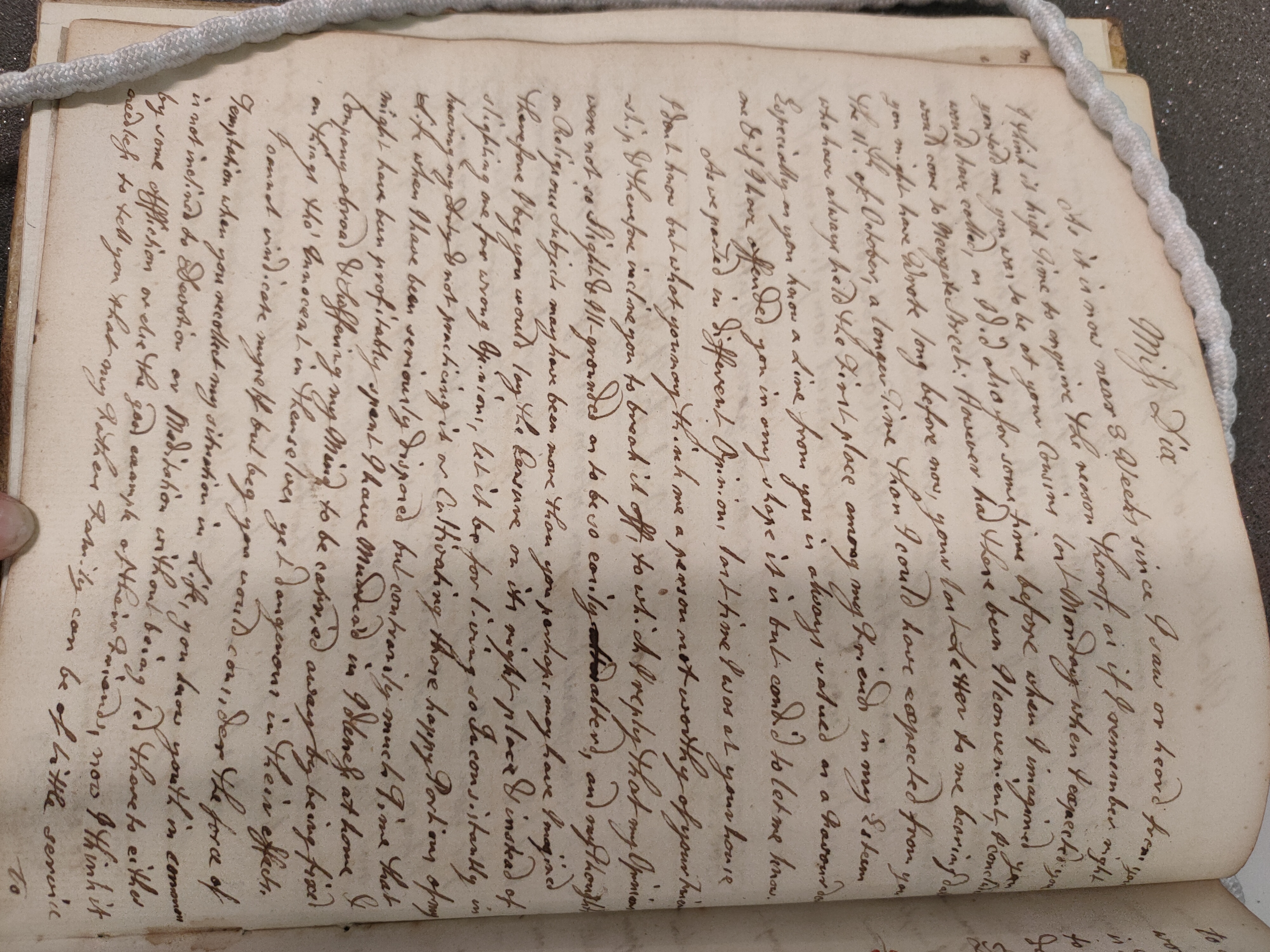 Image #1 of letter: Edward Baker to Polly Dix, 31[?] December 1779