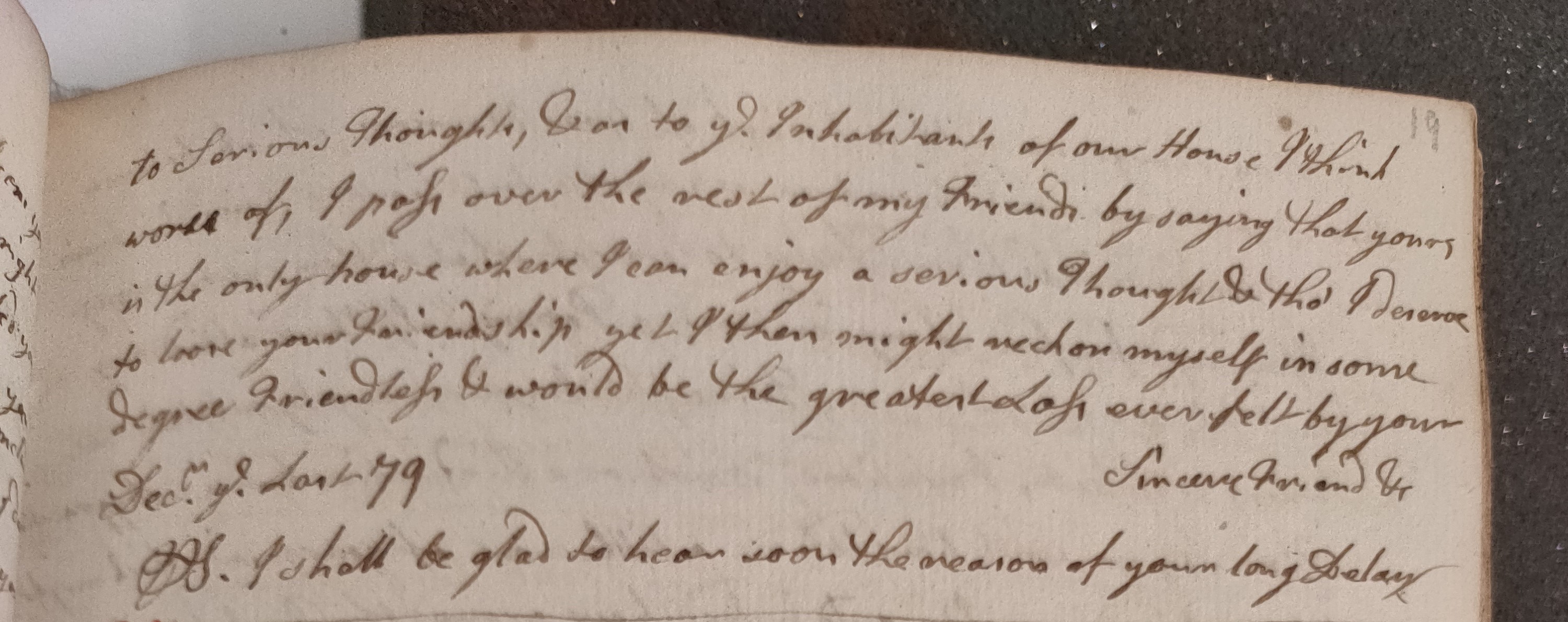 Image #2 of letter: Edward Baker to Polly Dix, 31[?] December 1779