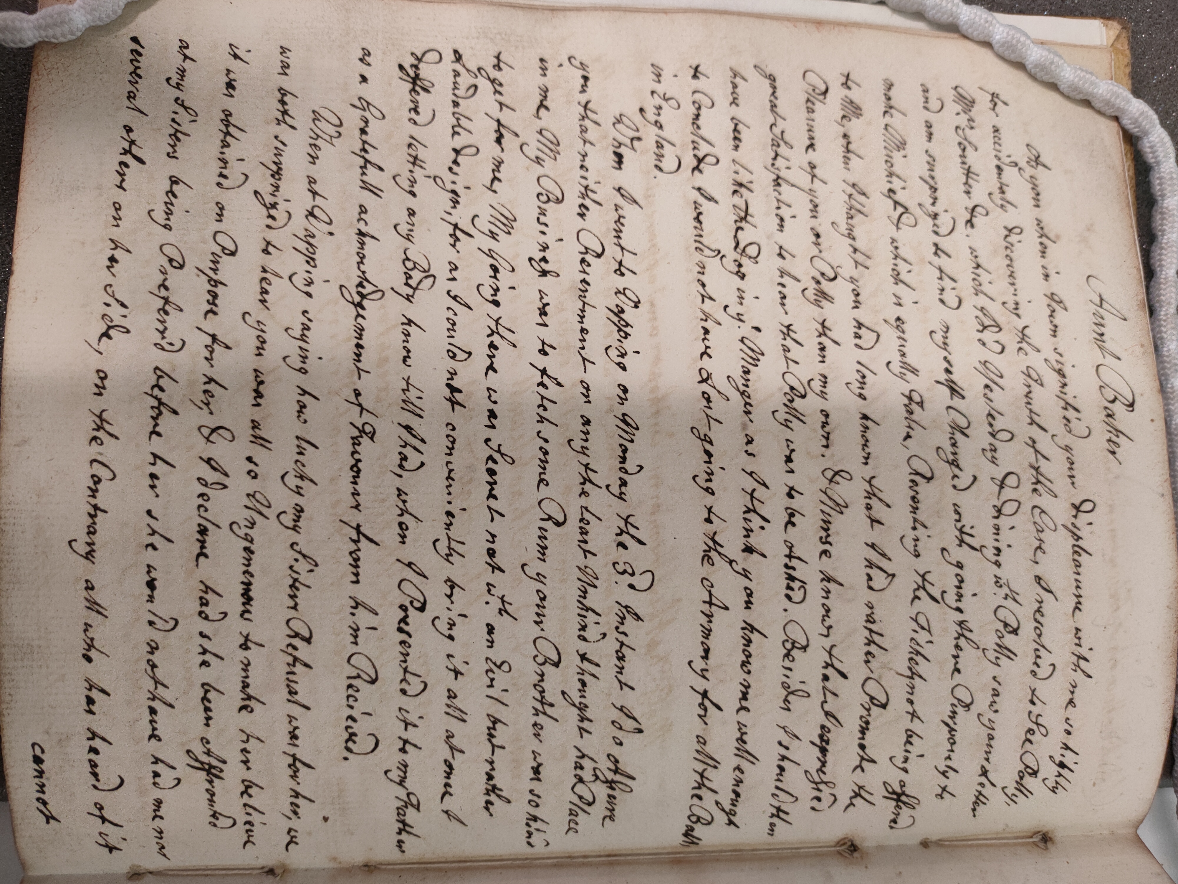 Image #1 of letter: Edward Baker to Aunt Baker, n.d.