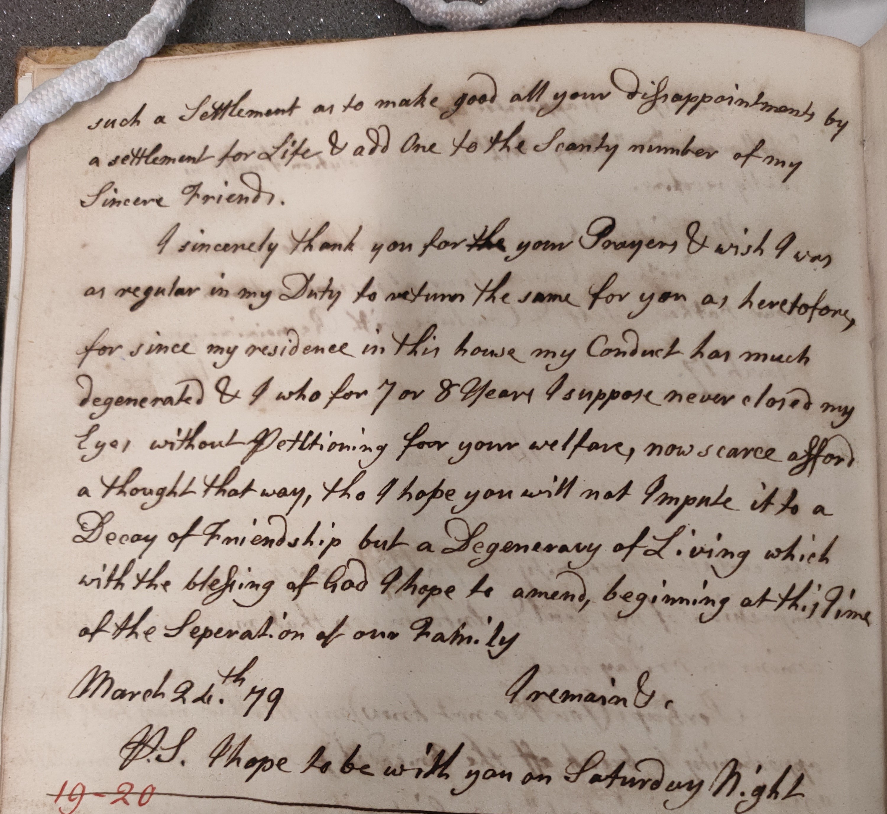 Image #2 of letter: Edward Baker to Polly Dix, 24 March 1779