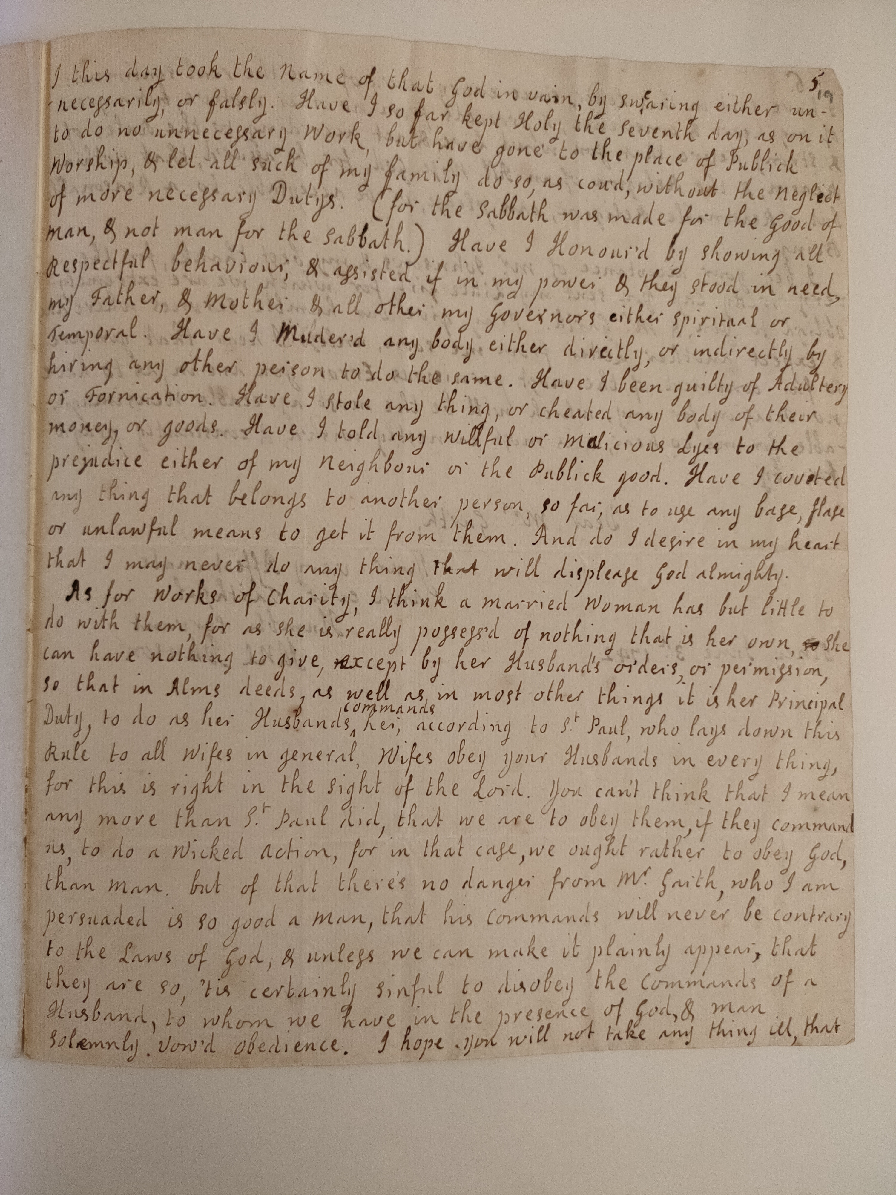 Image #5 of letter: Jane Johnson to Mrs Garth, 3 June 1742
