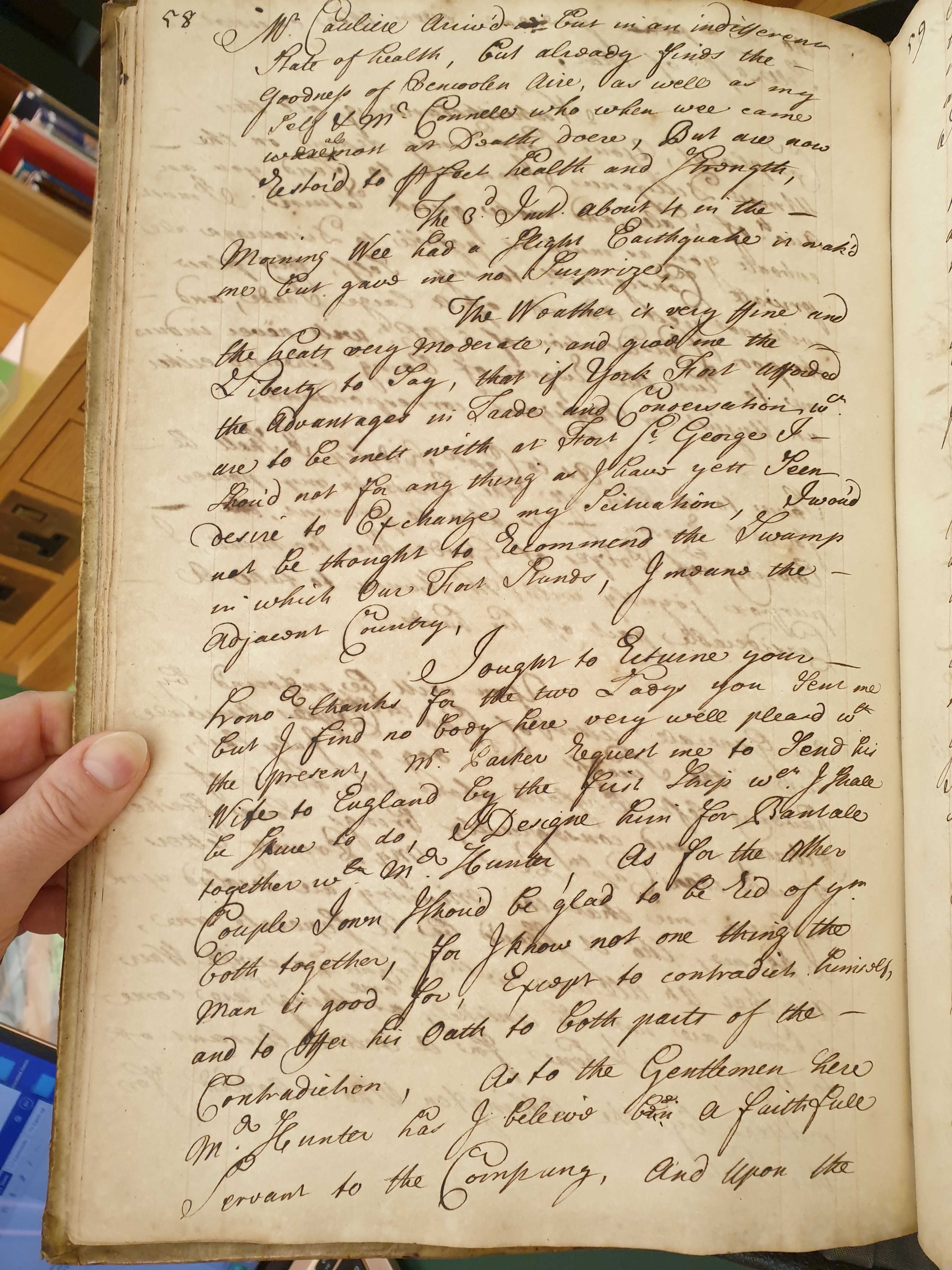 Image #4 of letter: Joseph Collet to Edward Harrison, 6 October 1712