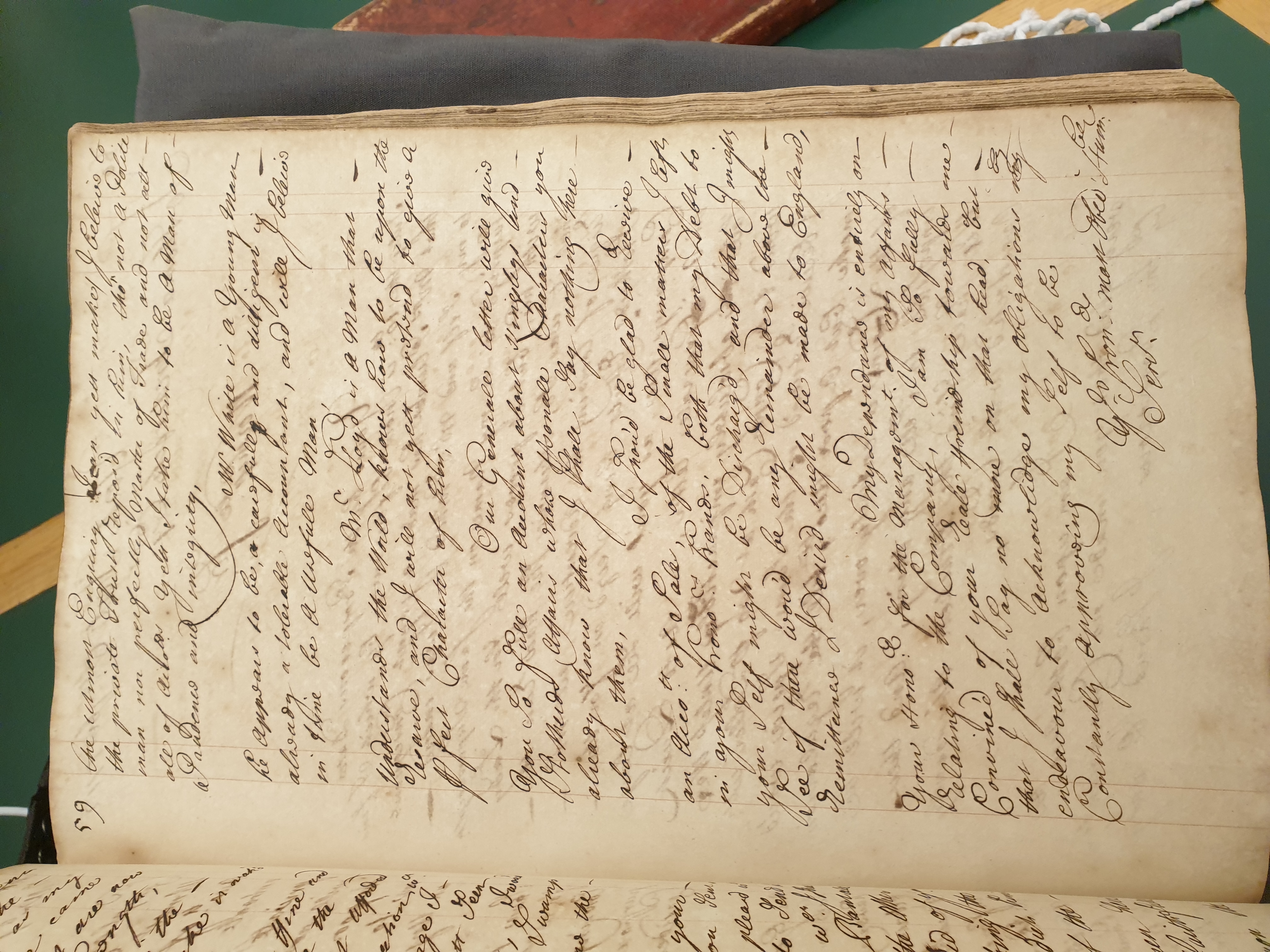 Image #5 of letter: Joseph Collet to Edward Harrison, 6 October 1712