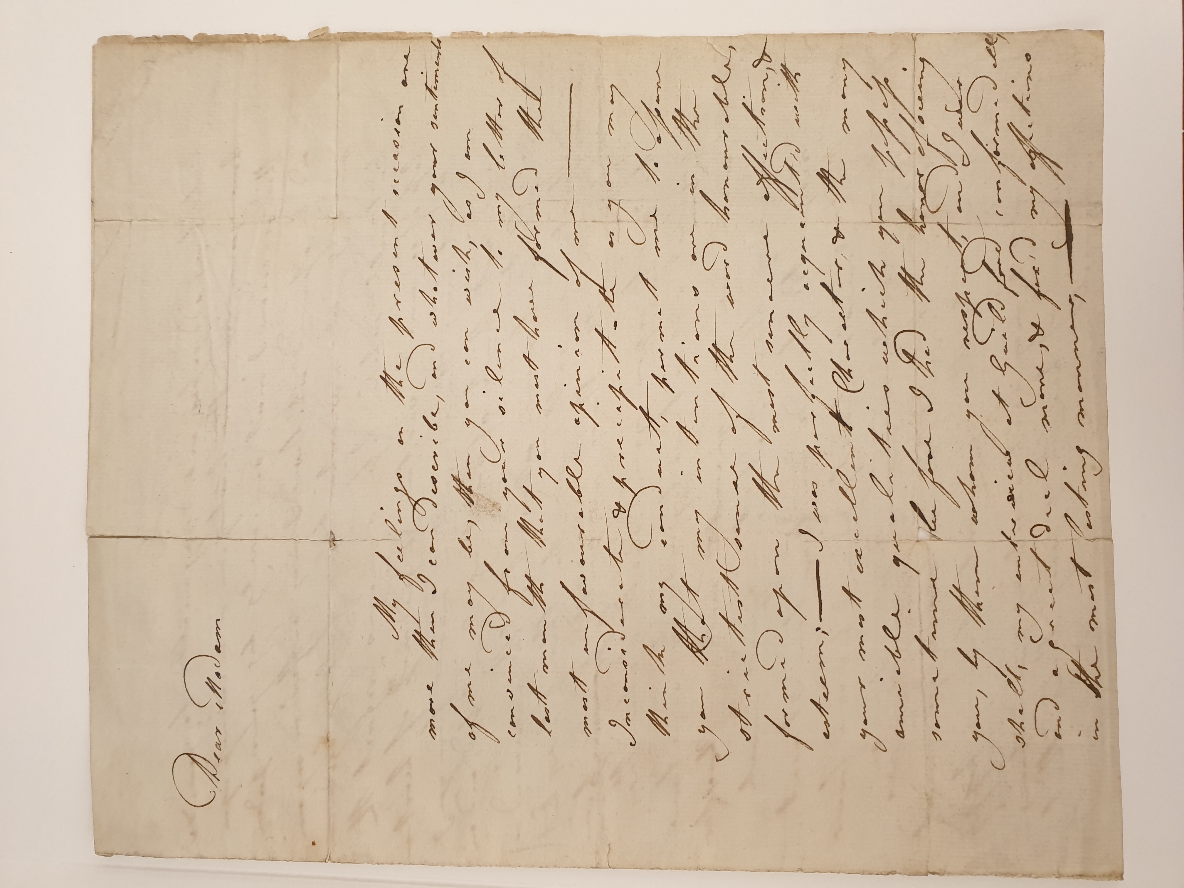 Image #1 of letter: David Palmer to Ann Heatley, 2 January 1787