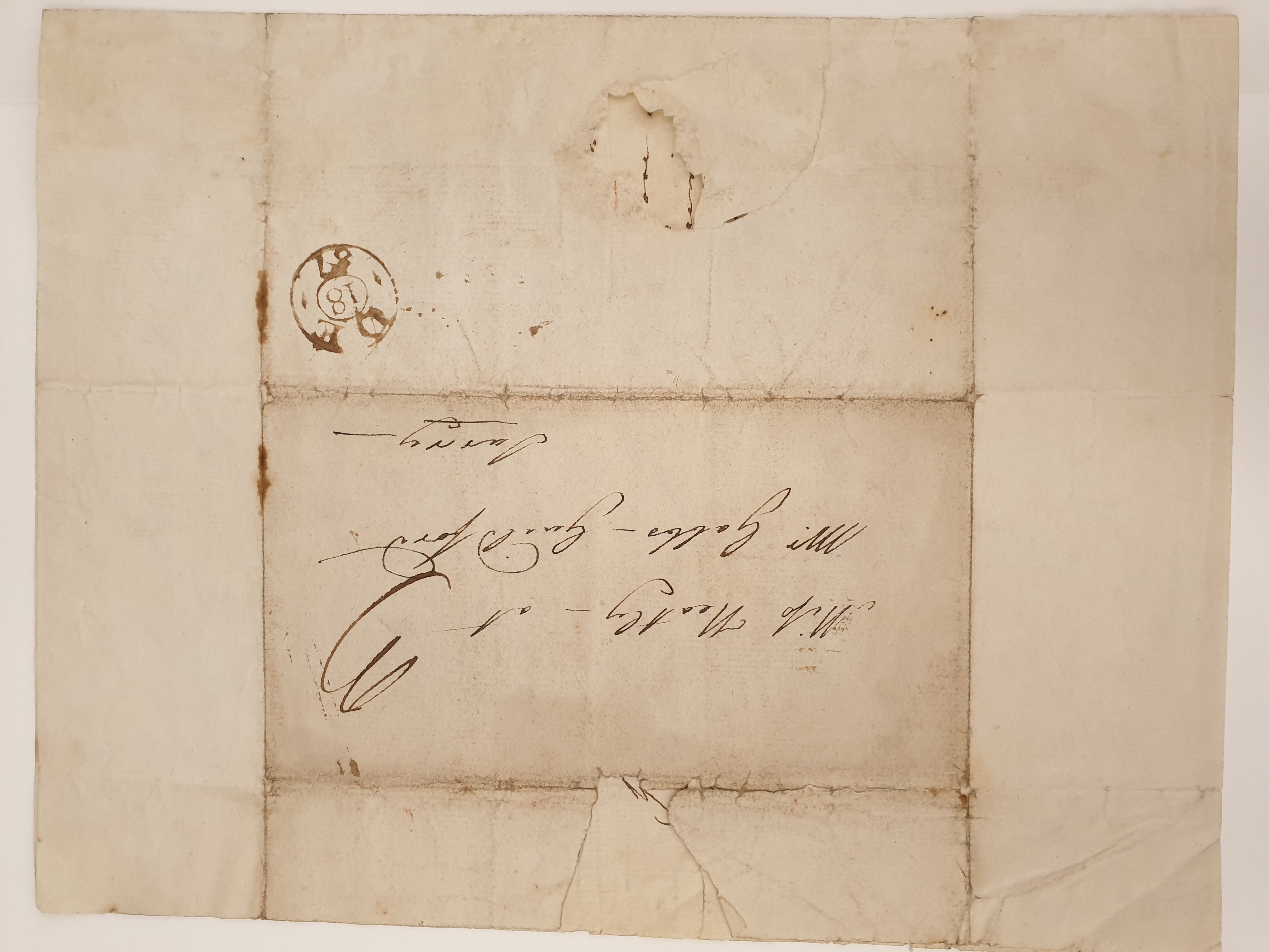 Image #3 of letter: David Palmer to Ann Heatley, 18 December 1787