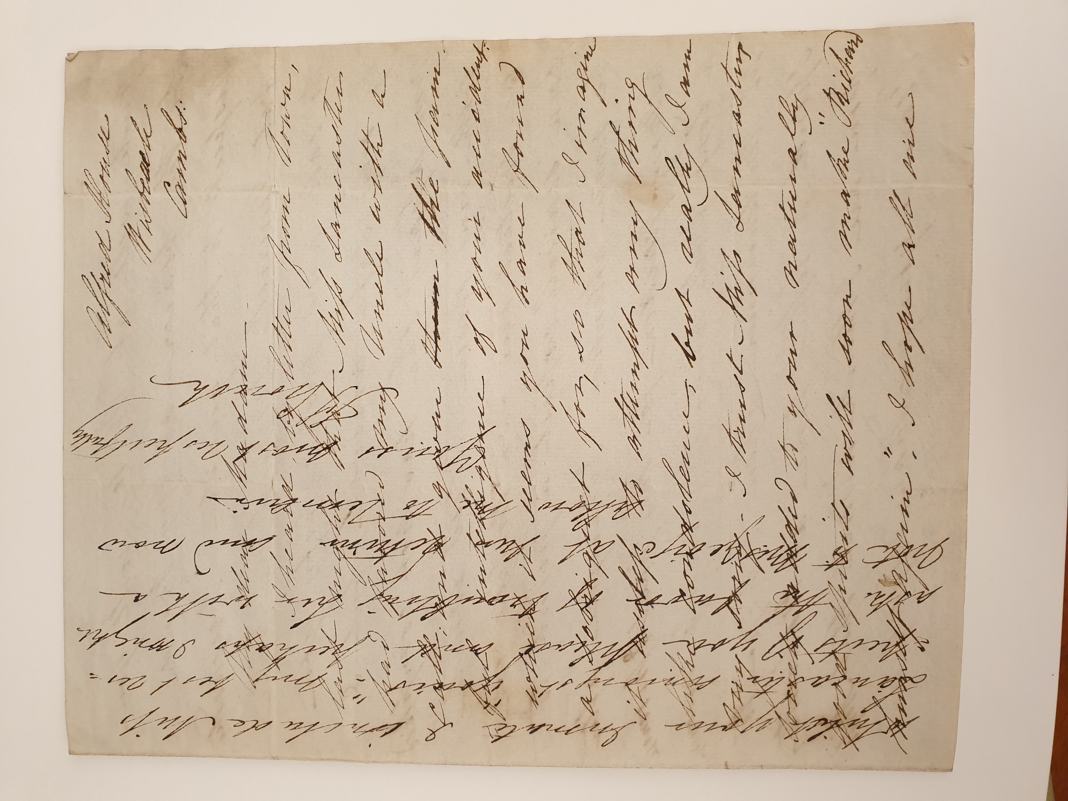 Image #1 of letter: T Crouch to Ann Heatley, 1788