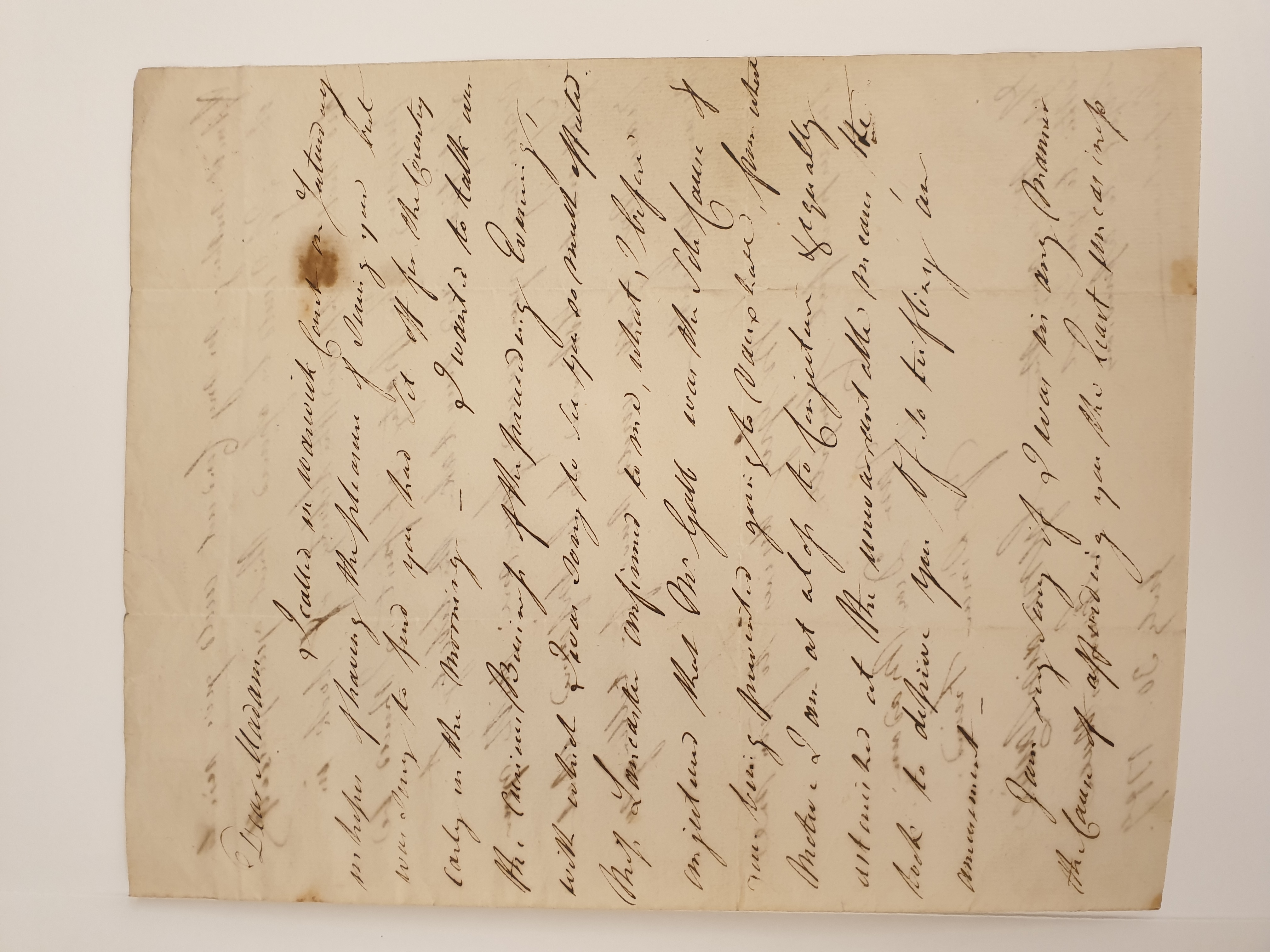 Image #1 of letter: Germain Lavie to Ann Heatley, 30 July 1789