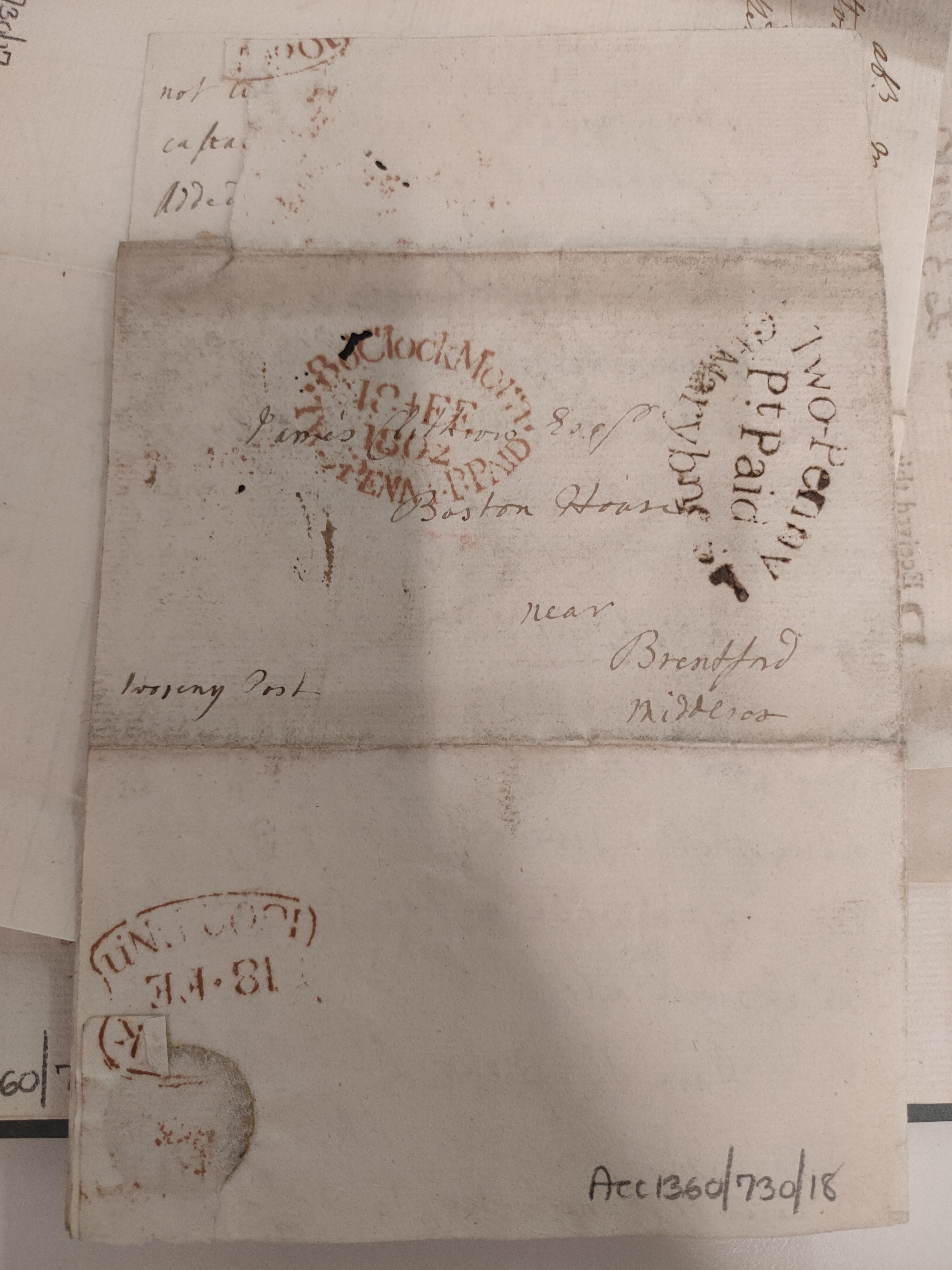 Image #4 of letter: Elizabeth Lister to James Clitherow Esq, c. November 1800