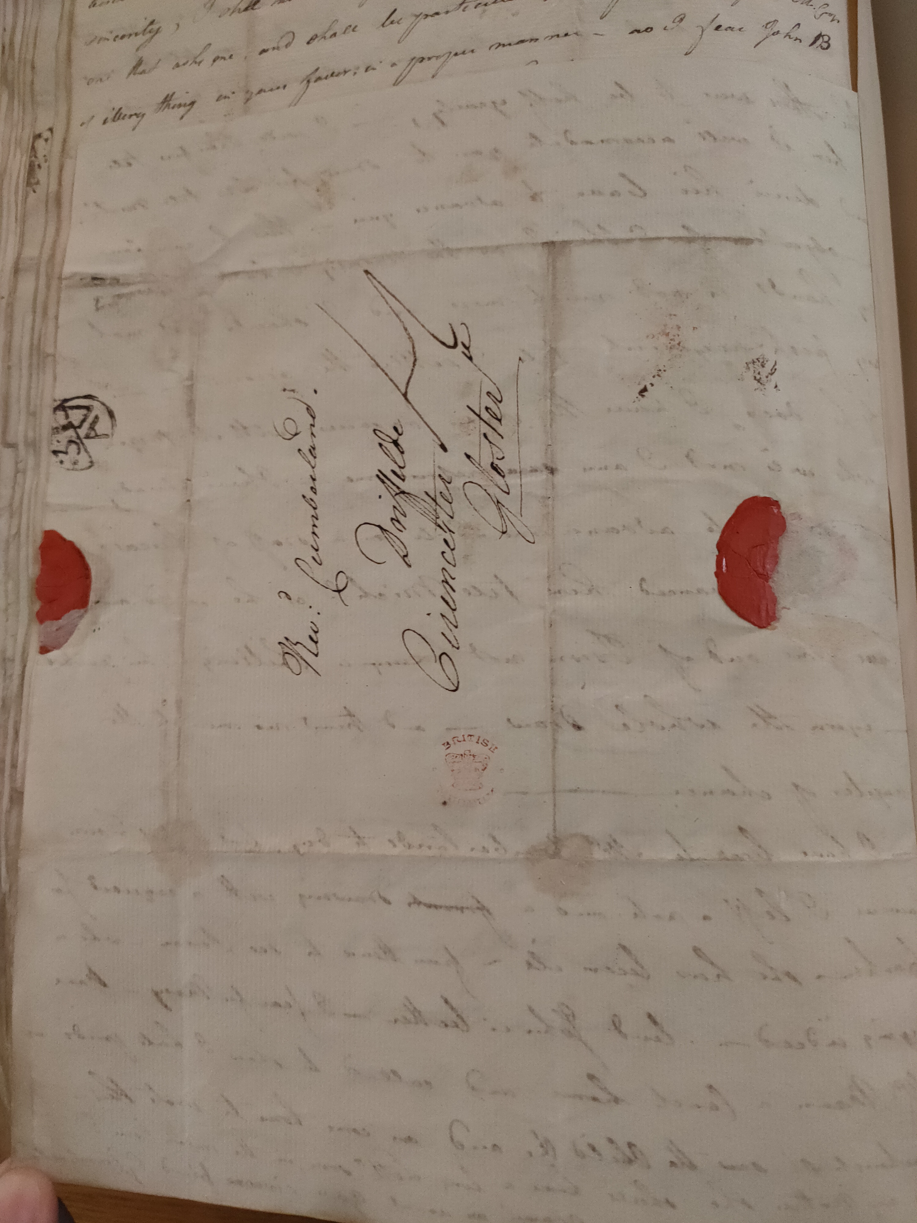 Image #4 of letter: George Cumberland to Revd Richard Cumberland, 30 August 1778