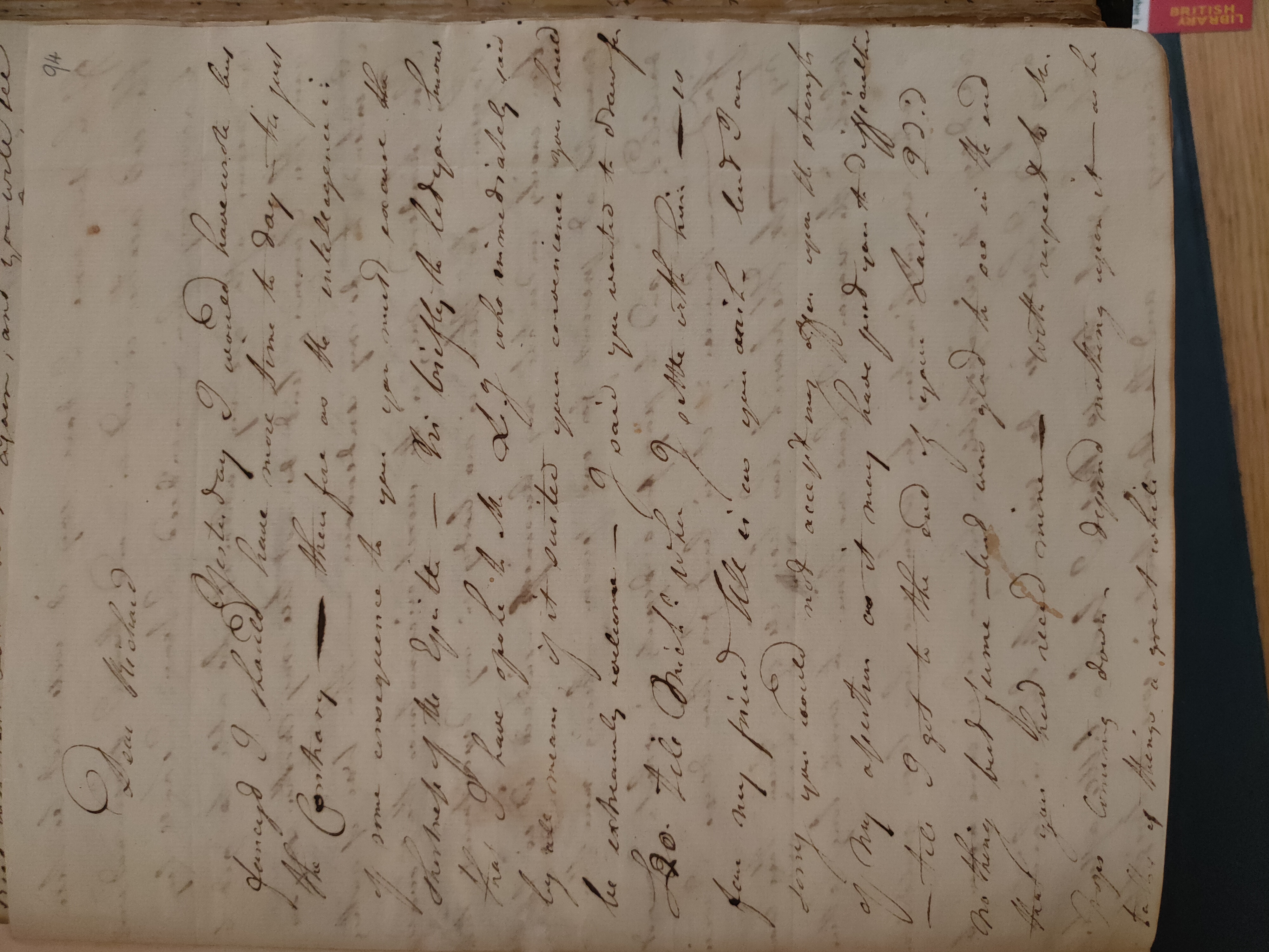 Image #1 of letter: George Cumberland to Revd Richard Cumberland, 3 September 1778