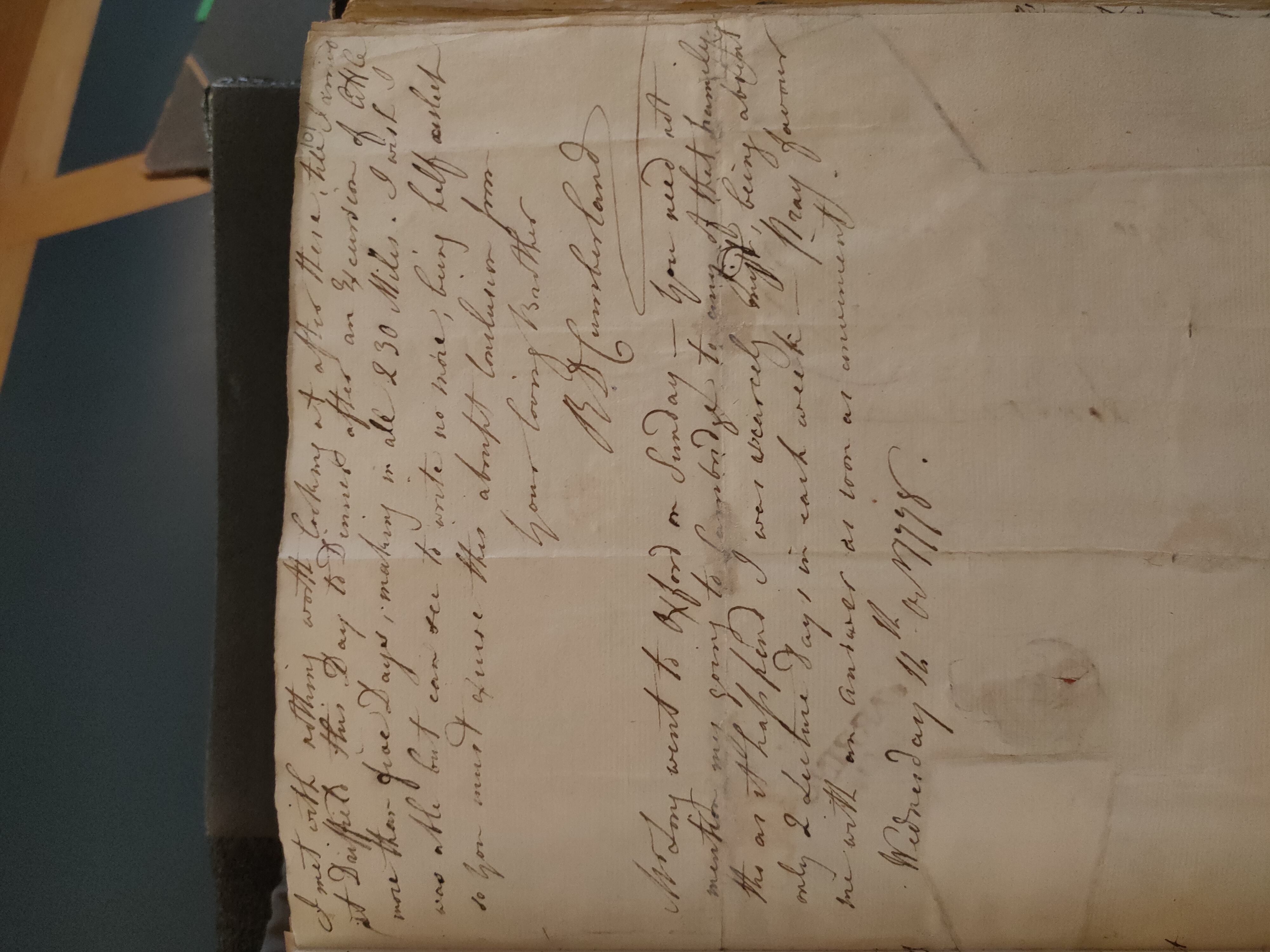 Image #3 of letter: Revd Richard Cumberland to George Cumberland, 11 October 1778