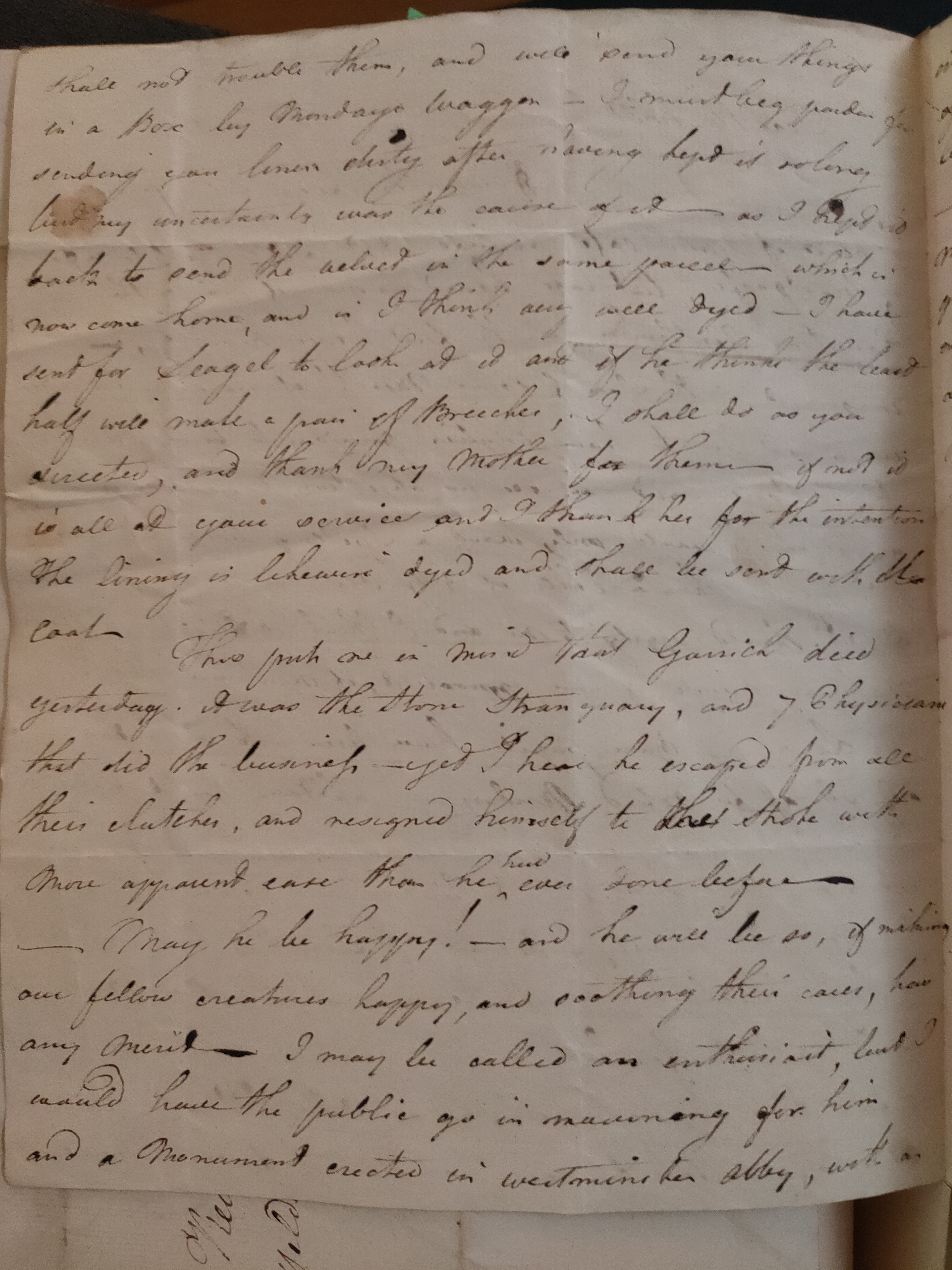 Image #2 of letter: George Cumberland to Revd Richard Cumberland, 21 January 1779