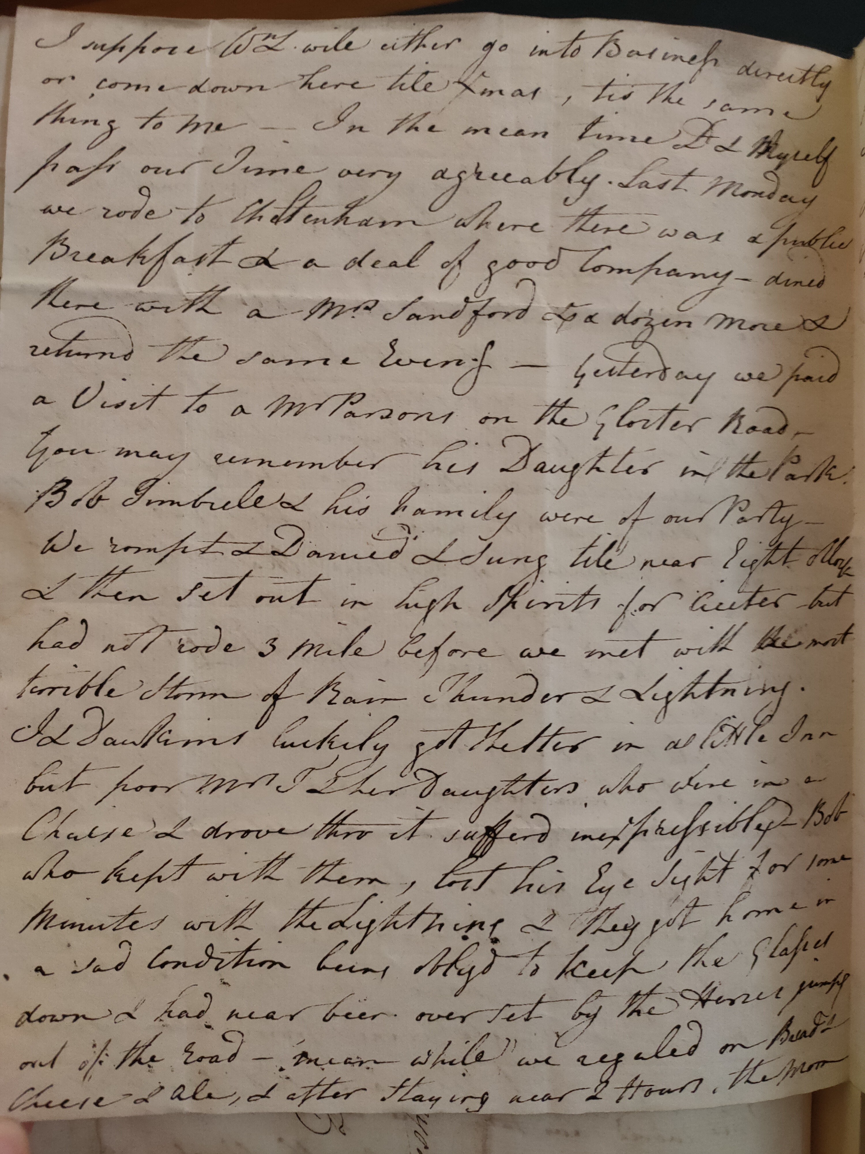 Image #2 of letter: Revd Richard Cumberland to George Cumberland, 4 September 1779