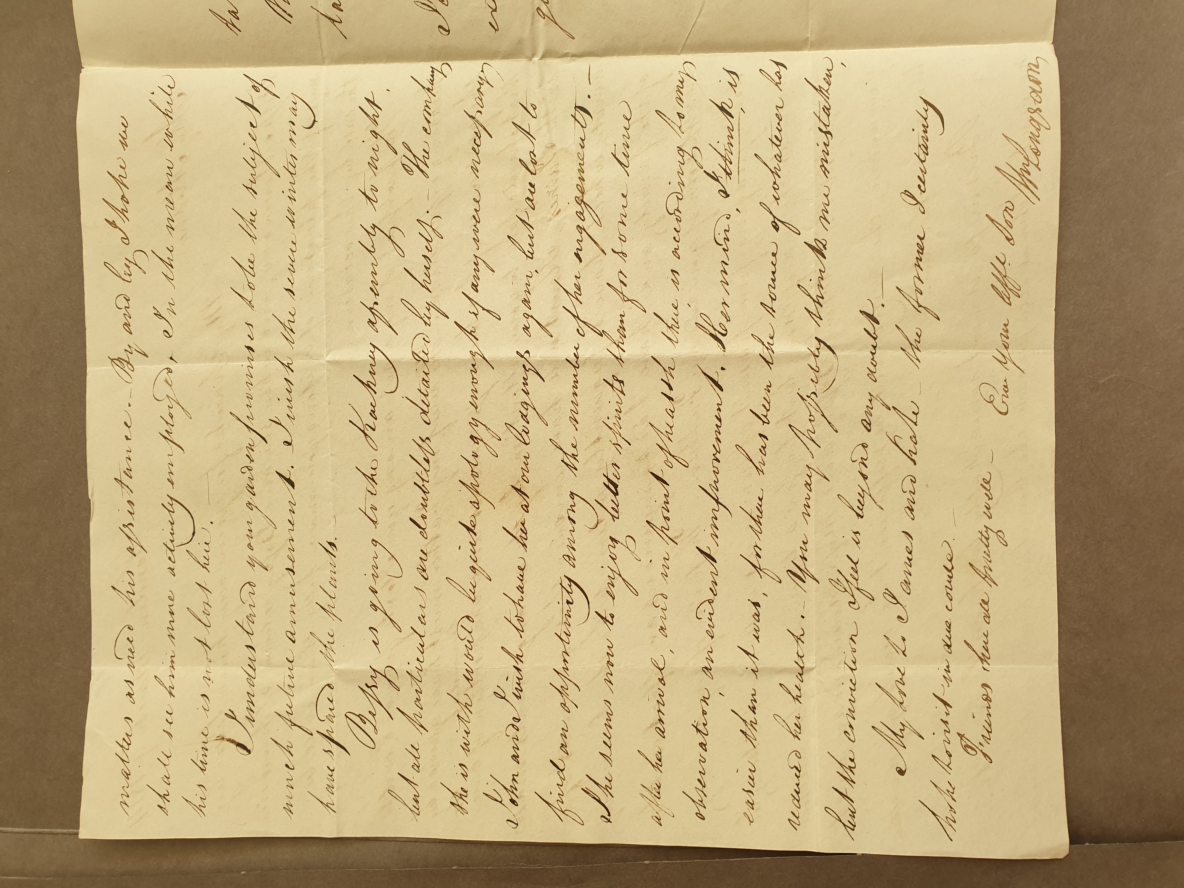 Image #2 of letter: William Longsdon to Elizabeth Longsdon (snr), 9 March 1814