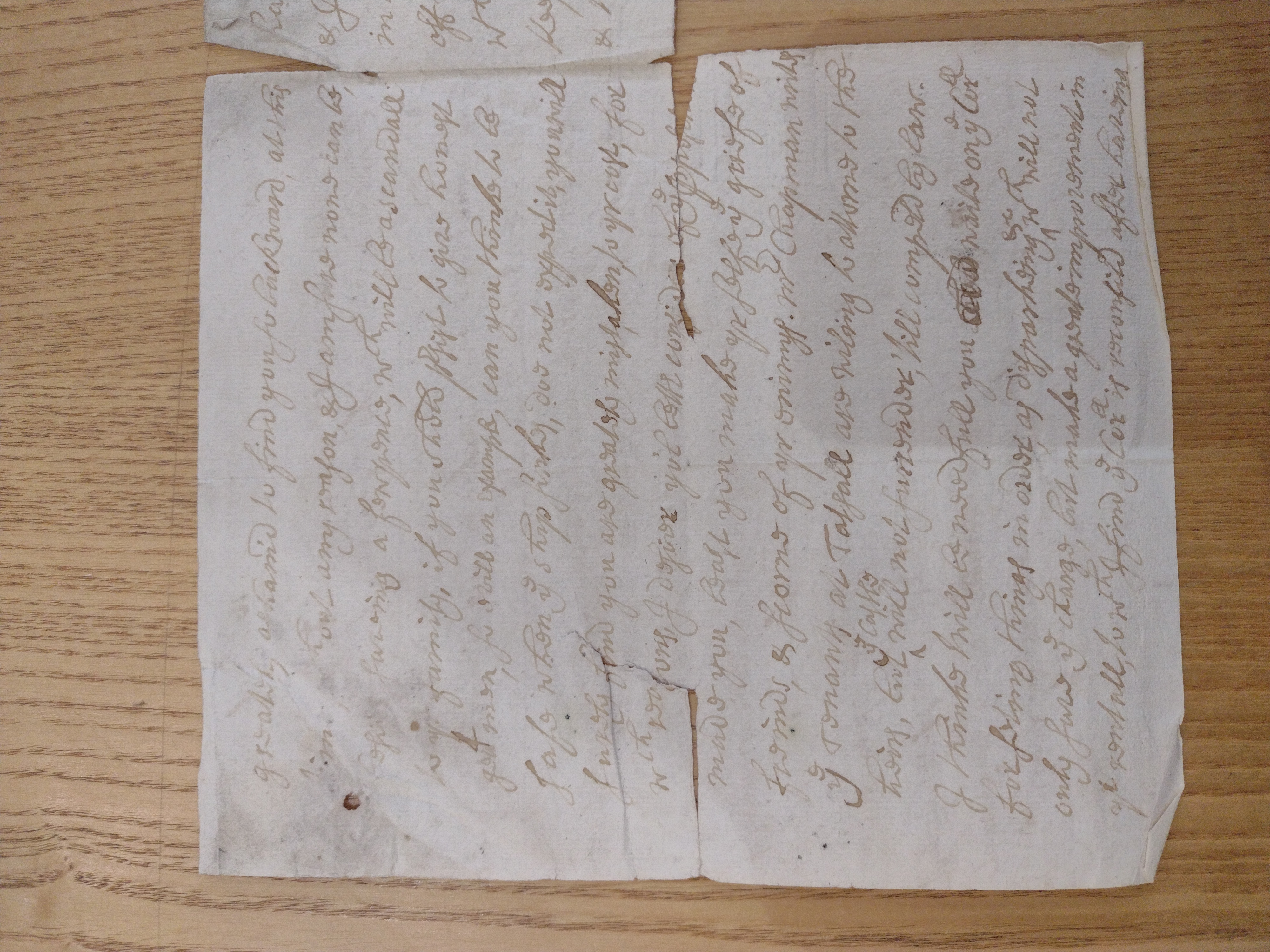 Image #2 of letter: Hugh Boscawen to Hugh Fortescue, 16 July 1696
