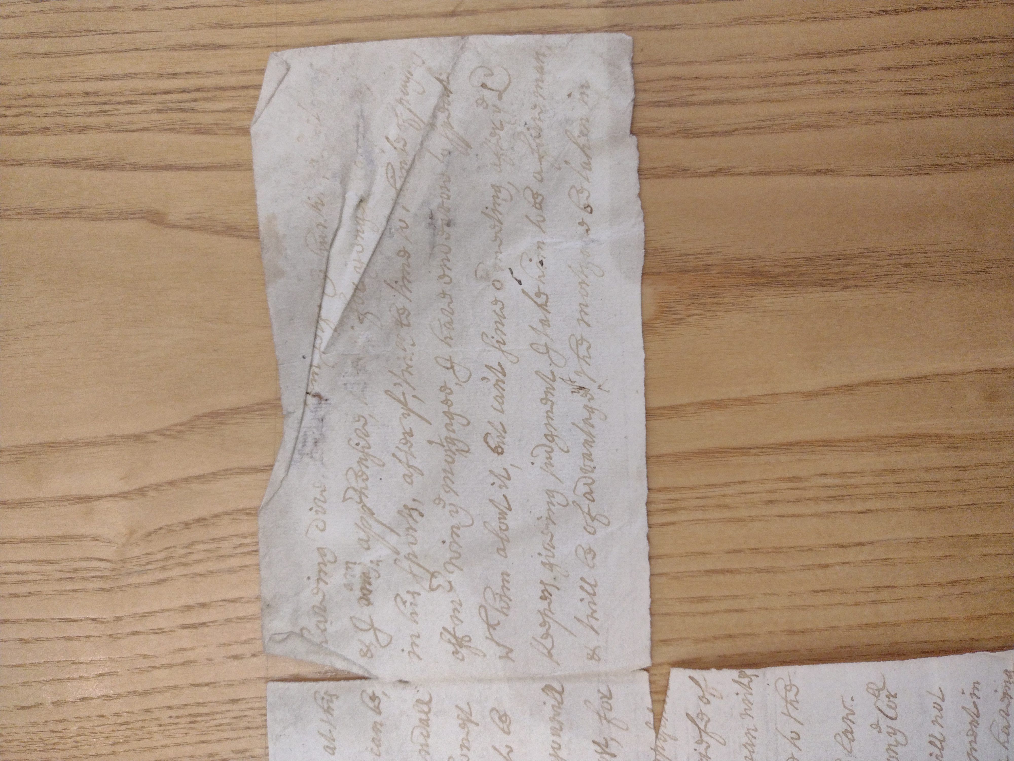 Image #3 of letter: Hugh Boscawen to Hugh Fortescue, 16 July 1696