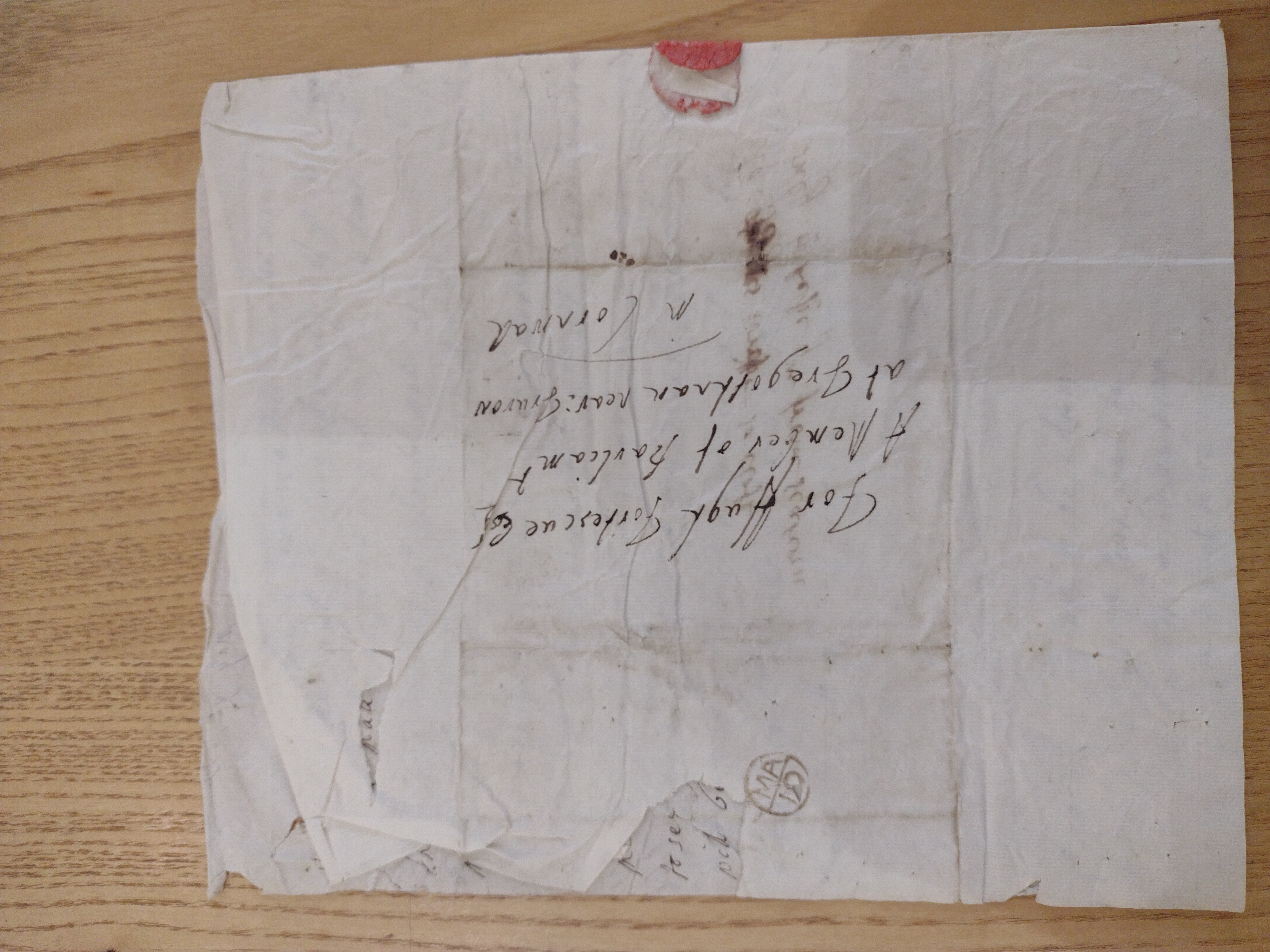Image #4 of letter: Bridget Fortescue to J Boscawen, 10 May [?1701]