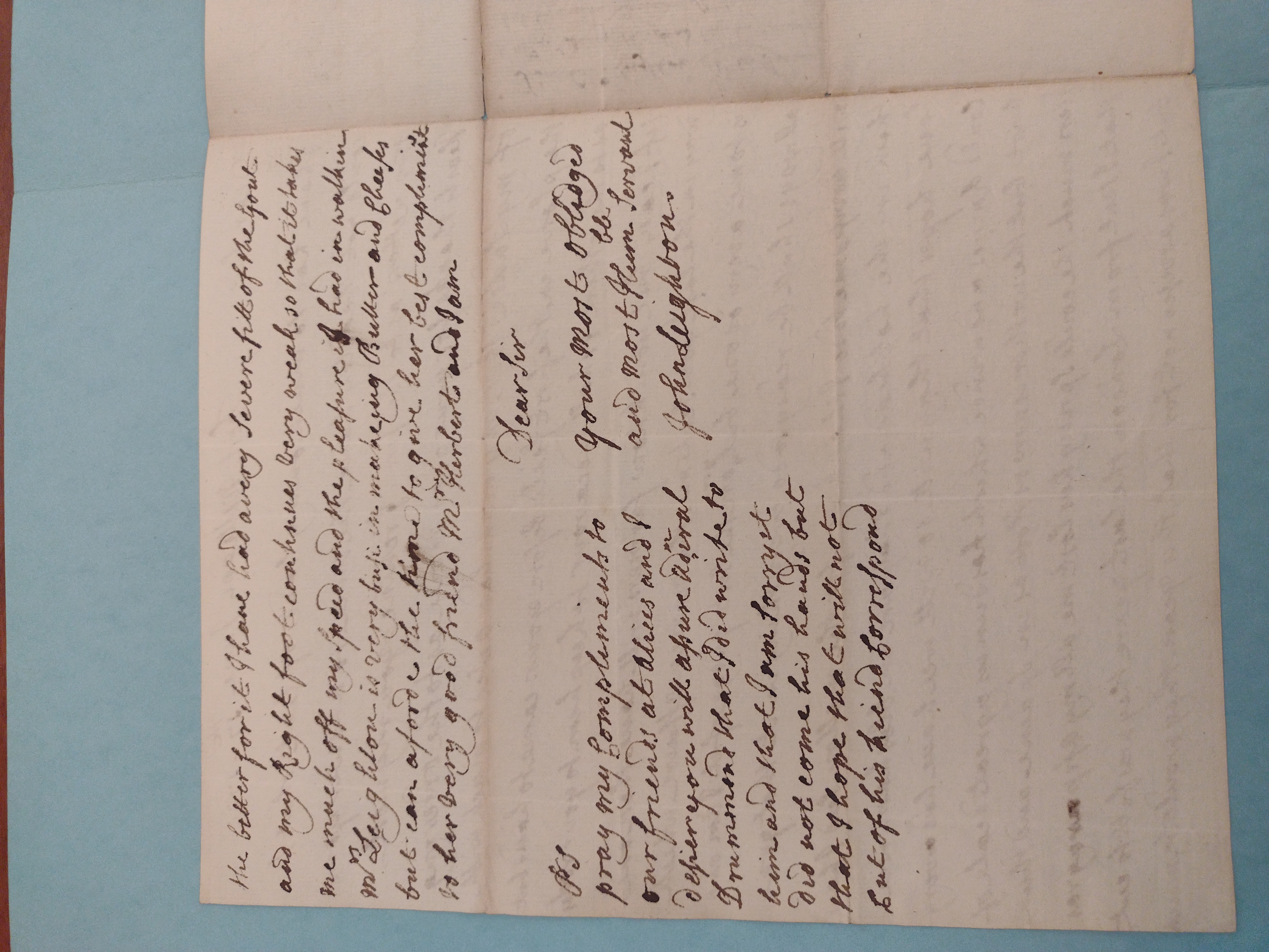 Image #2 of letter: John Leighton to Edmund Herbert, 17 June 1755