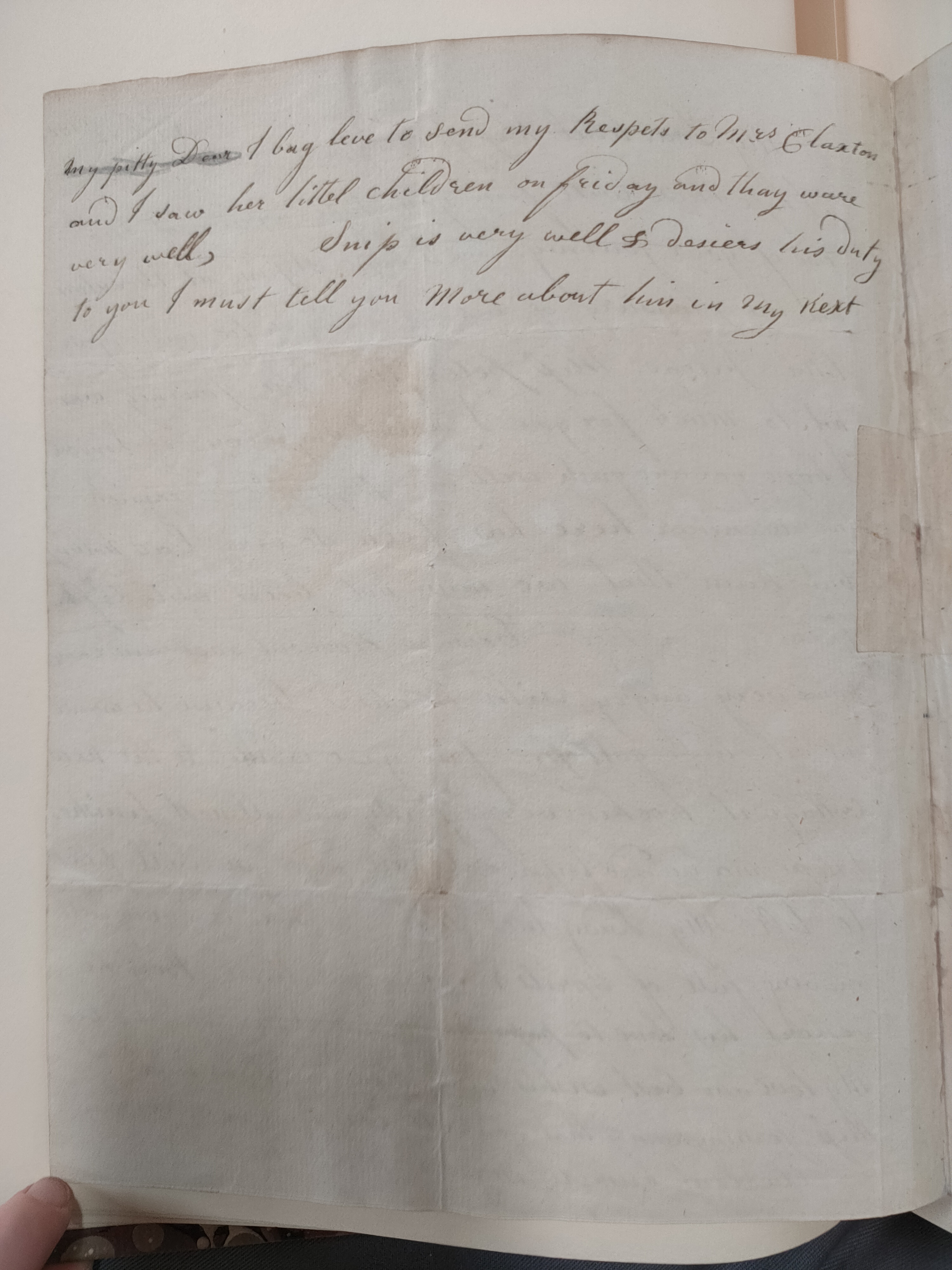 Image #2 of letter: Mary Hatton to Charlotte Jerningham, 12 August 1782