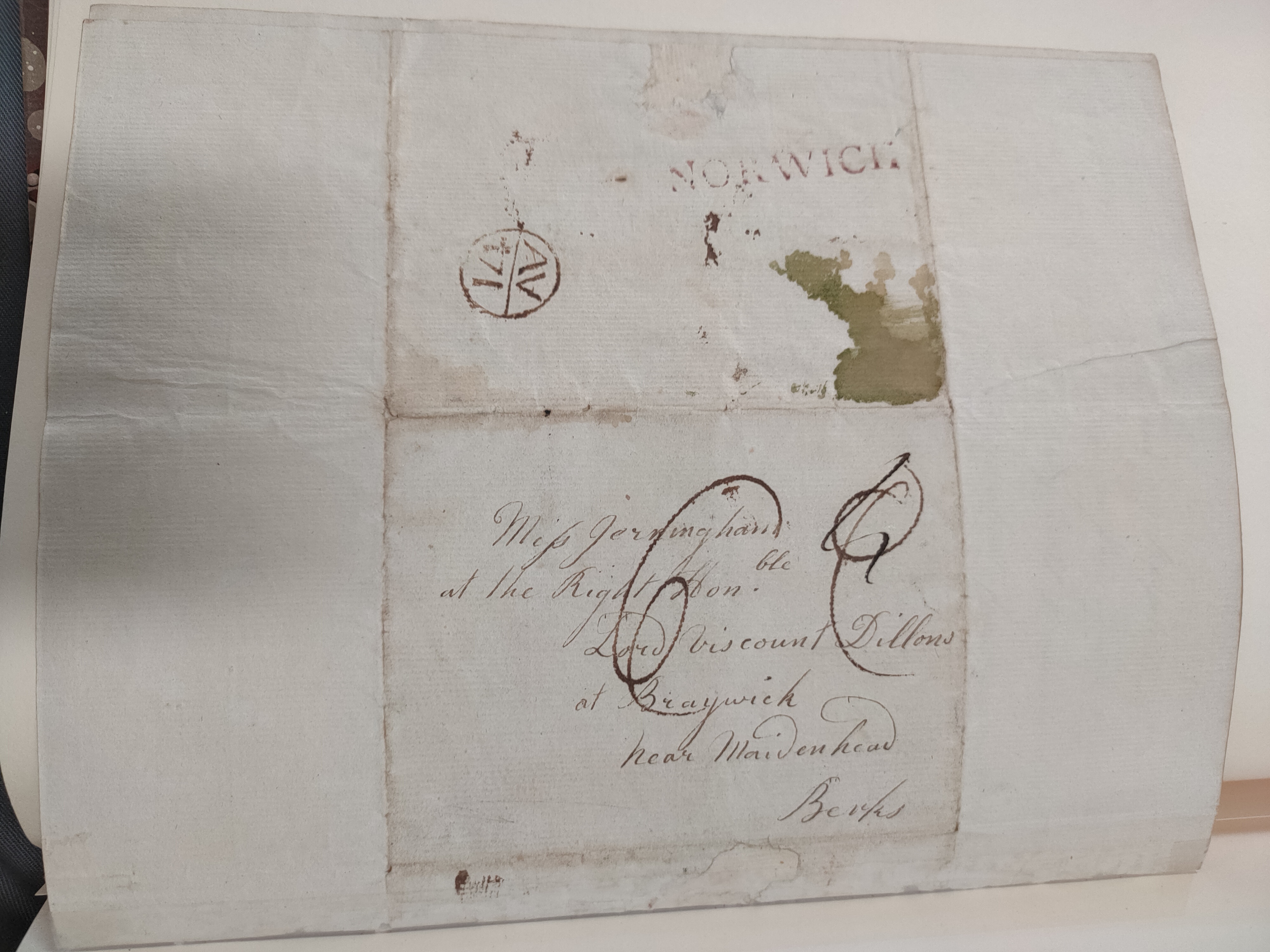 Image #3 of letter: Mary Hatton to Charlotte Jerningham, 12 August 1782
