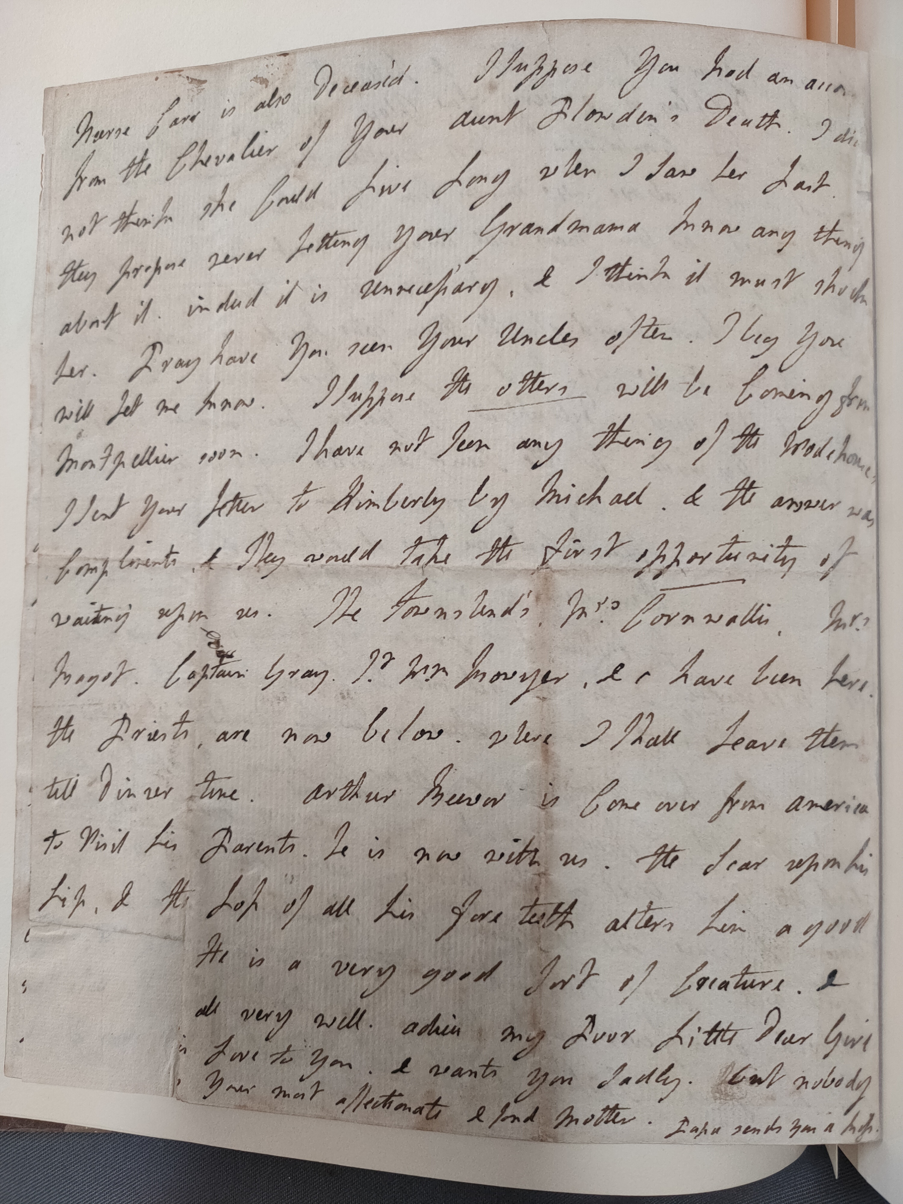 Image #4 of letter: Lady Frances Jerningham to Charlotte Jerningham, 12 January 1785