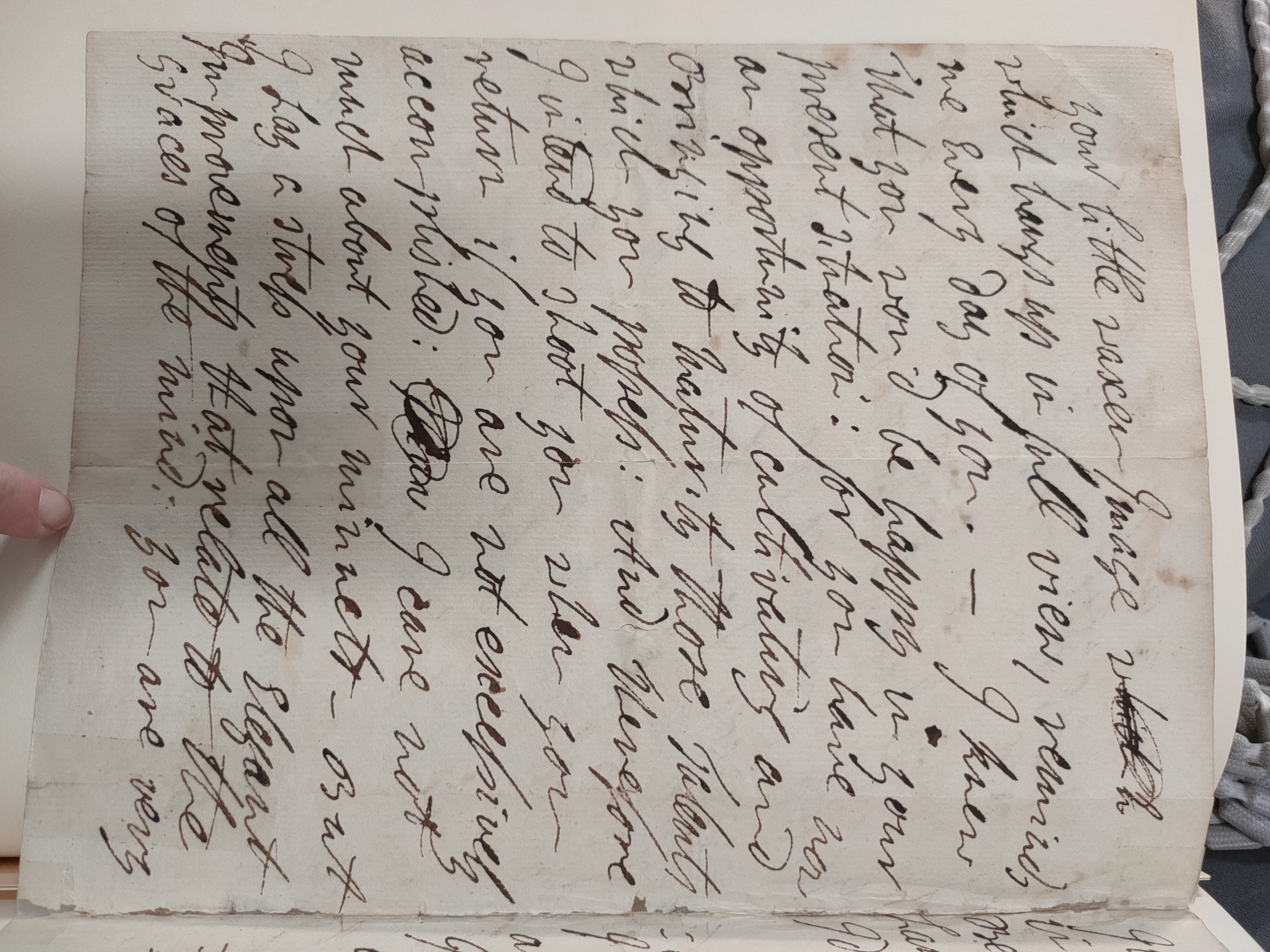 Image #2 of letter: Edward Jerningham (the poet) to Charlotte Jerningham, 8 March 1785