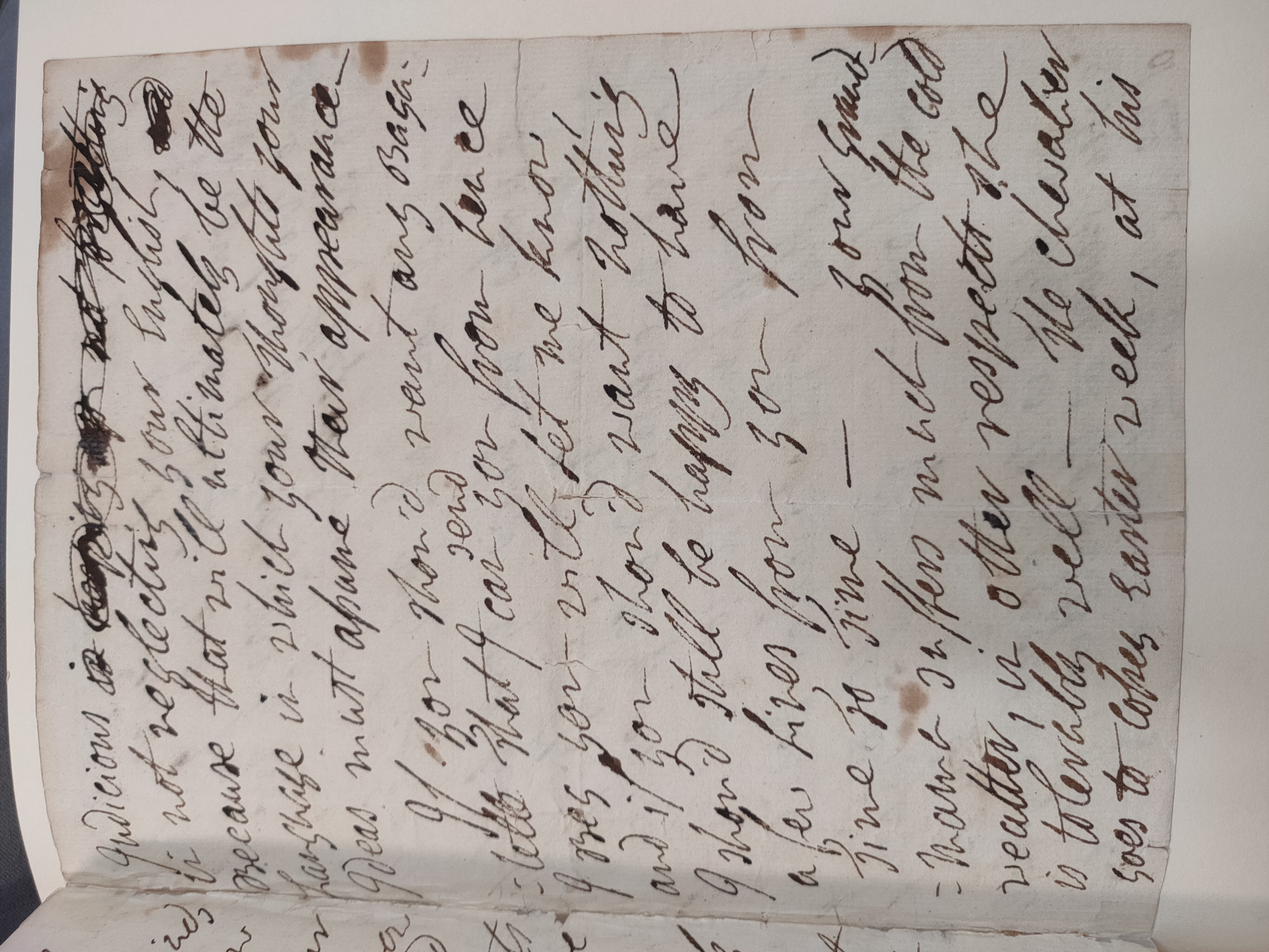 Image #3 of letter: Edward Jerningham (the poet) to Charlotte Jerningham, 8 March 1785