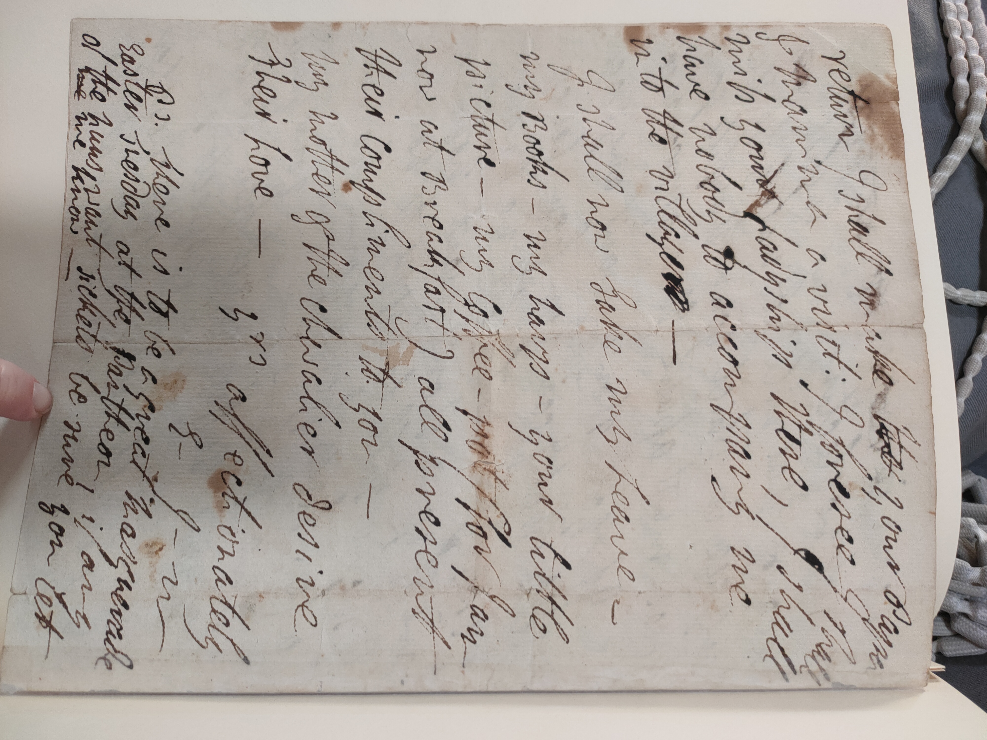 Image #4 of letter: Edward Jerningham (the poet) to Charlotte Jerningham, 8 March 1785