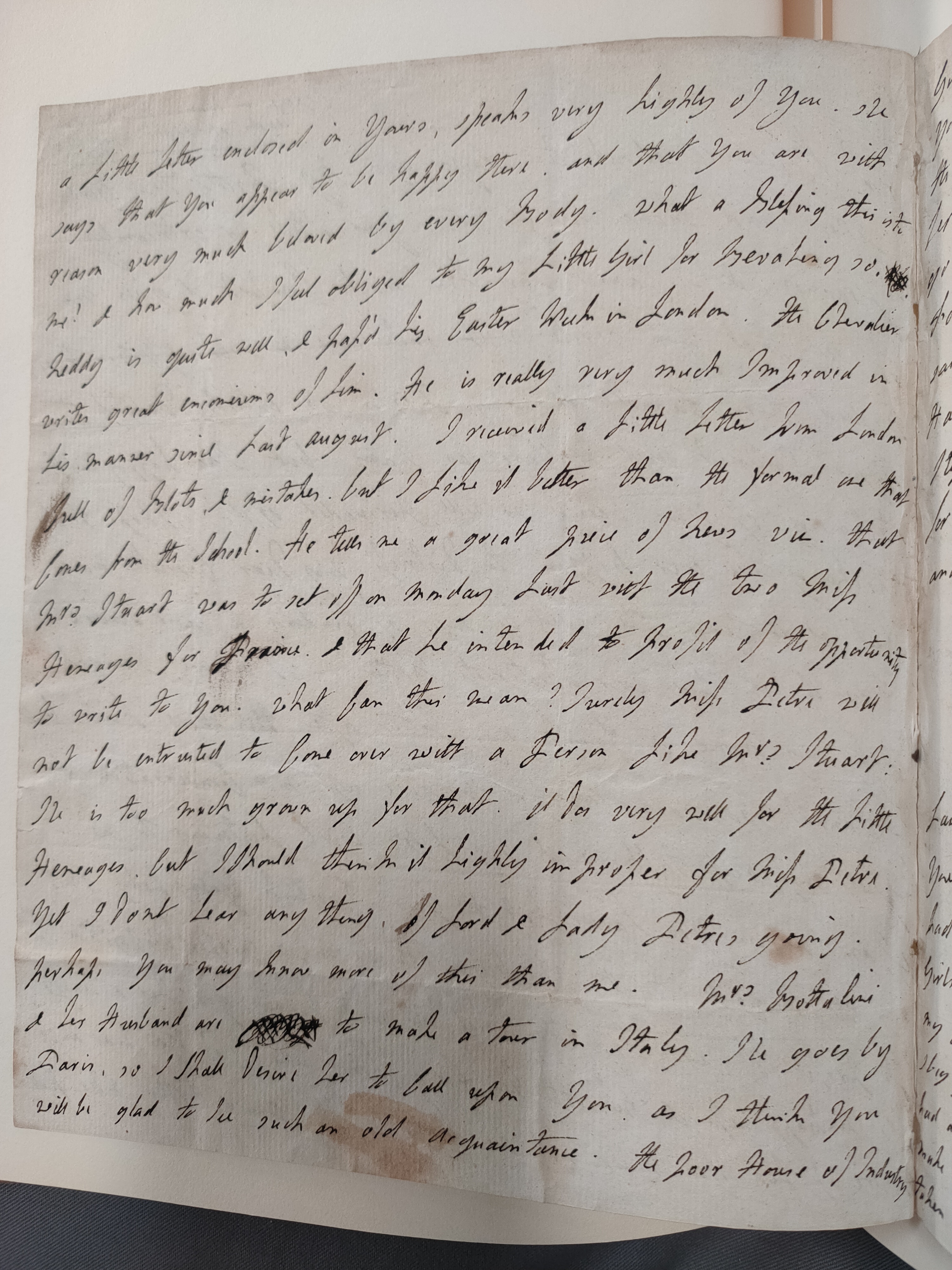 Image #2 of letter: Lady Frances Jerningham to Charlotte Jerningham, 6 April 1785