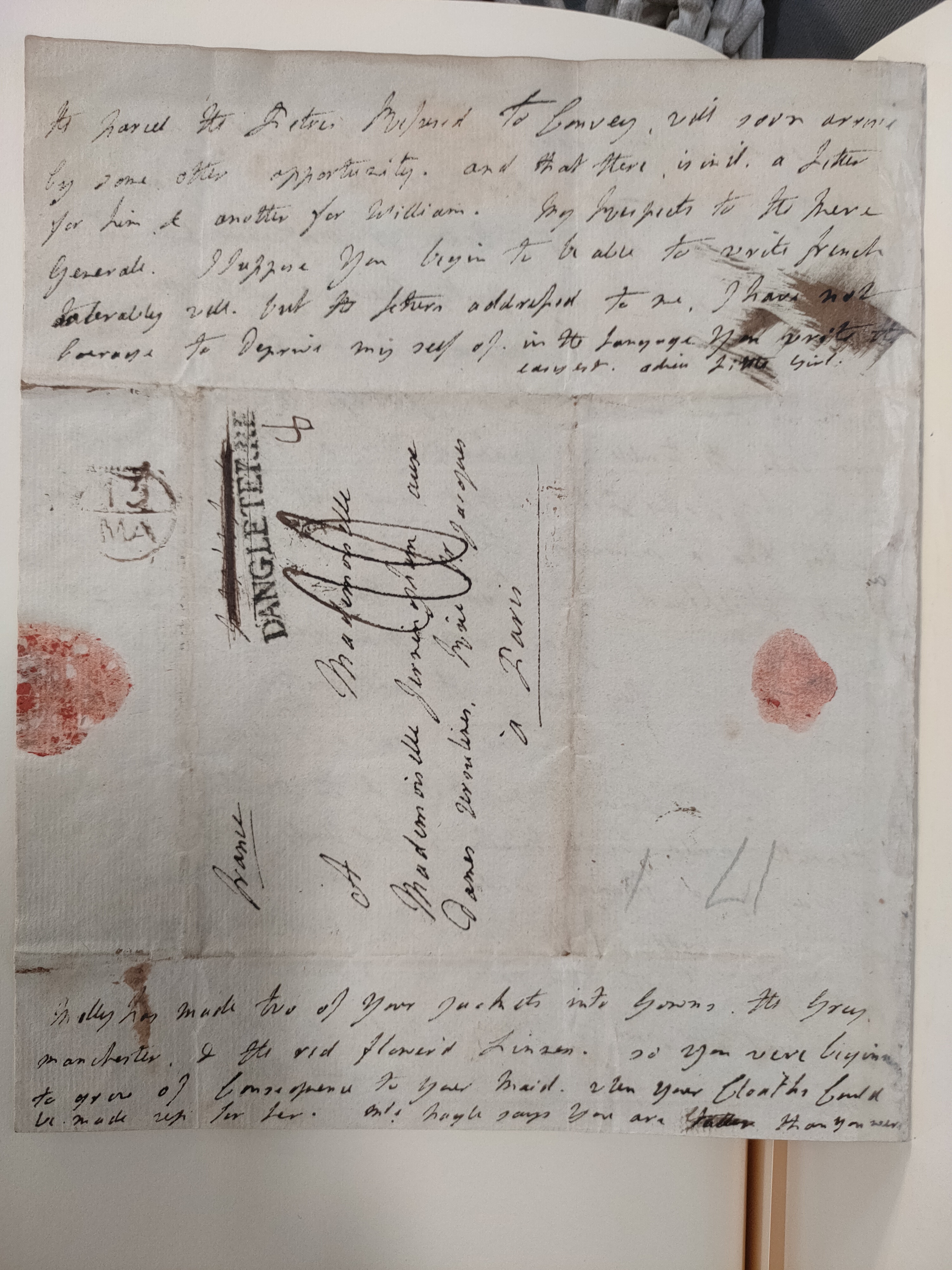 Image #4 of letter: Lady Frances Jerningham to Charlotte Jerningham, 12 May 1785