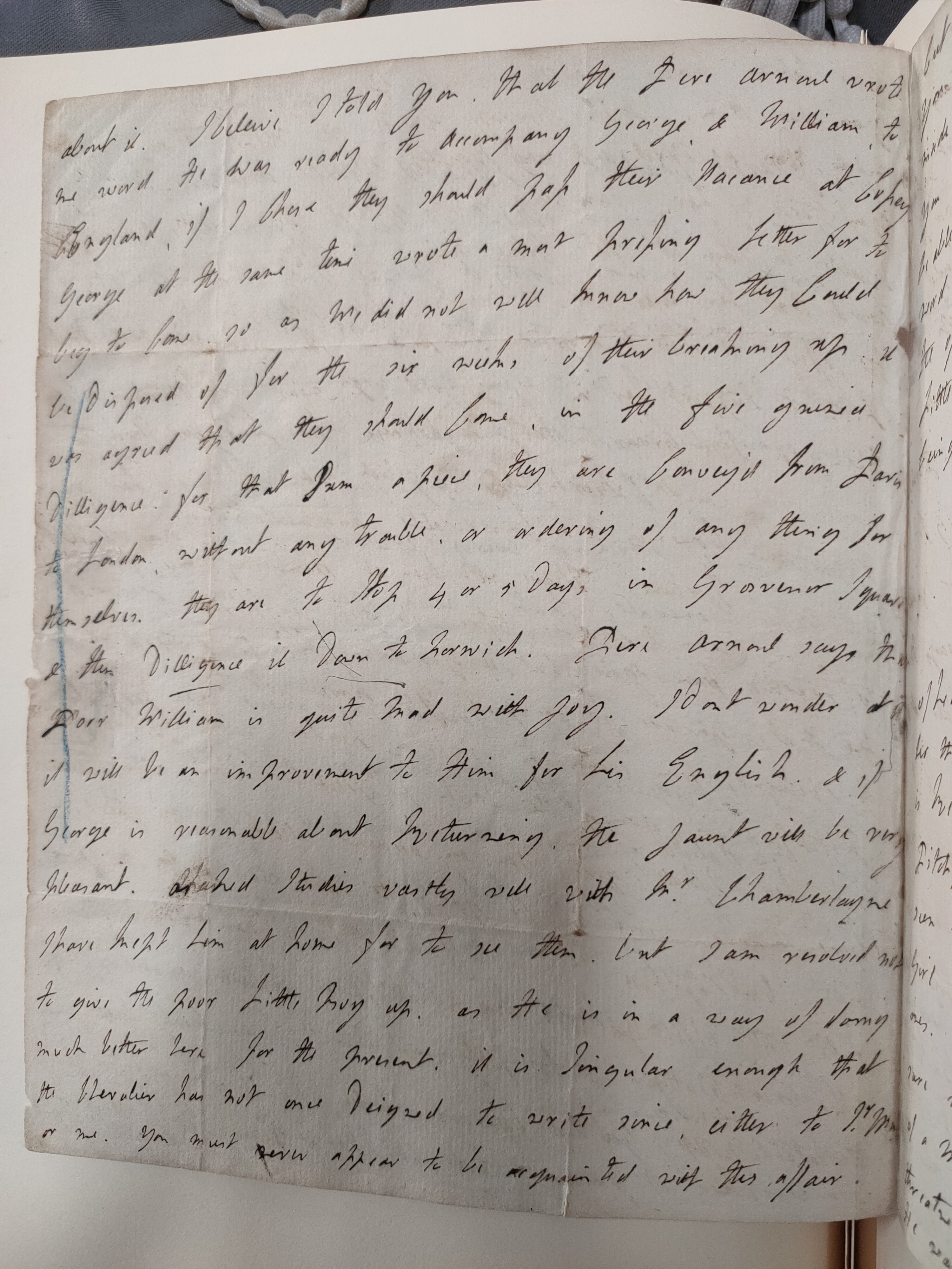 Image #2 of letter: Lady Frances Jerningham to Charlotte Jerningham, 22 August 1785