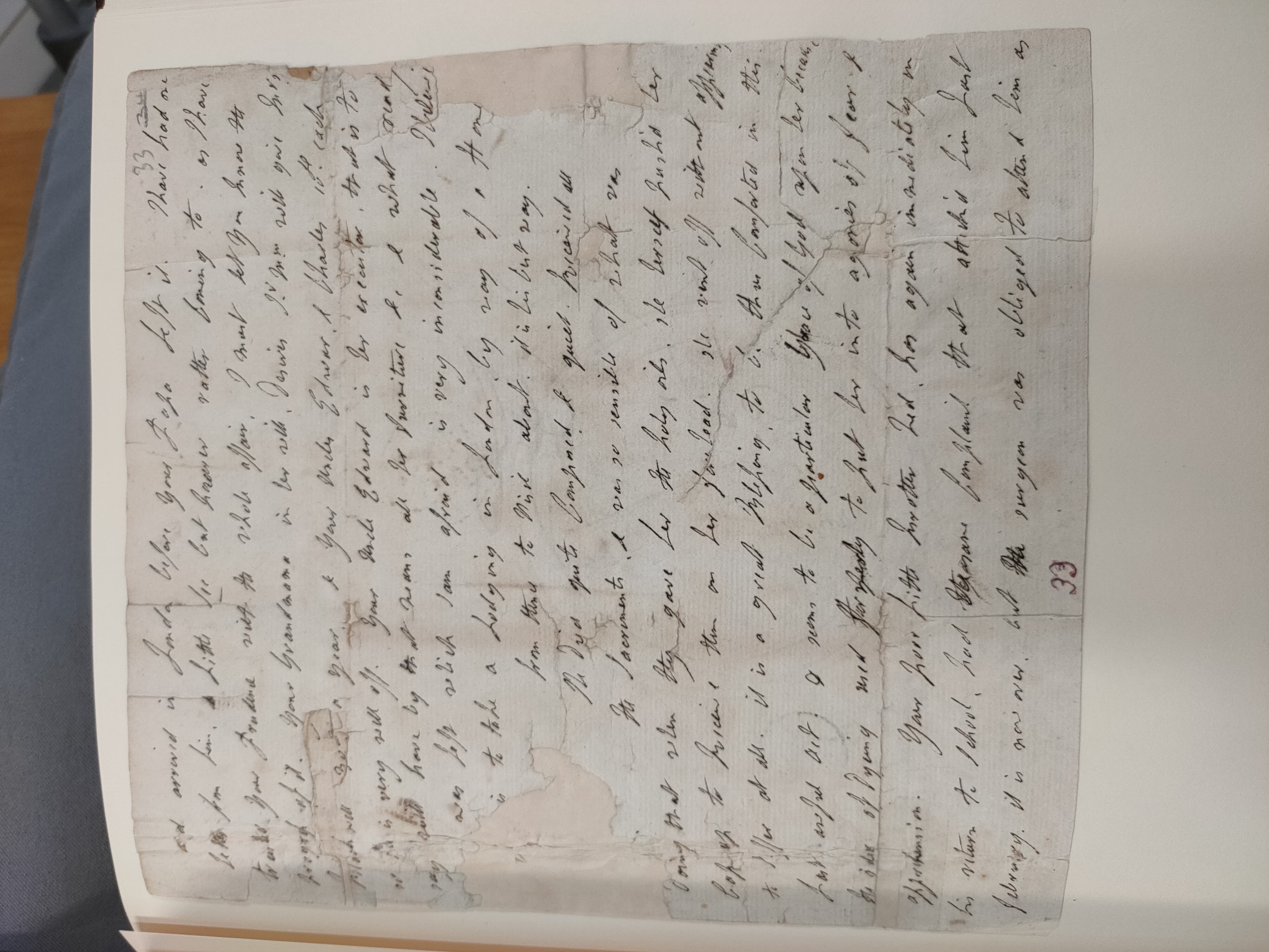 Image #1 of letter: Lady Frances Jerningham to Charlotte Jerningham, 1785