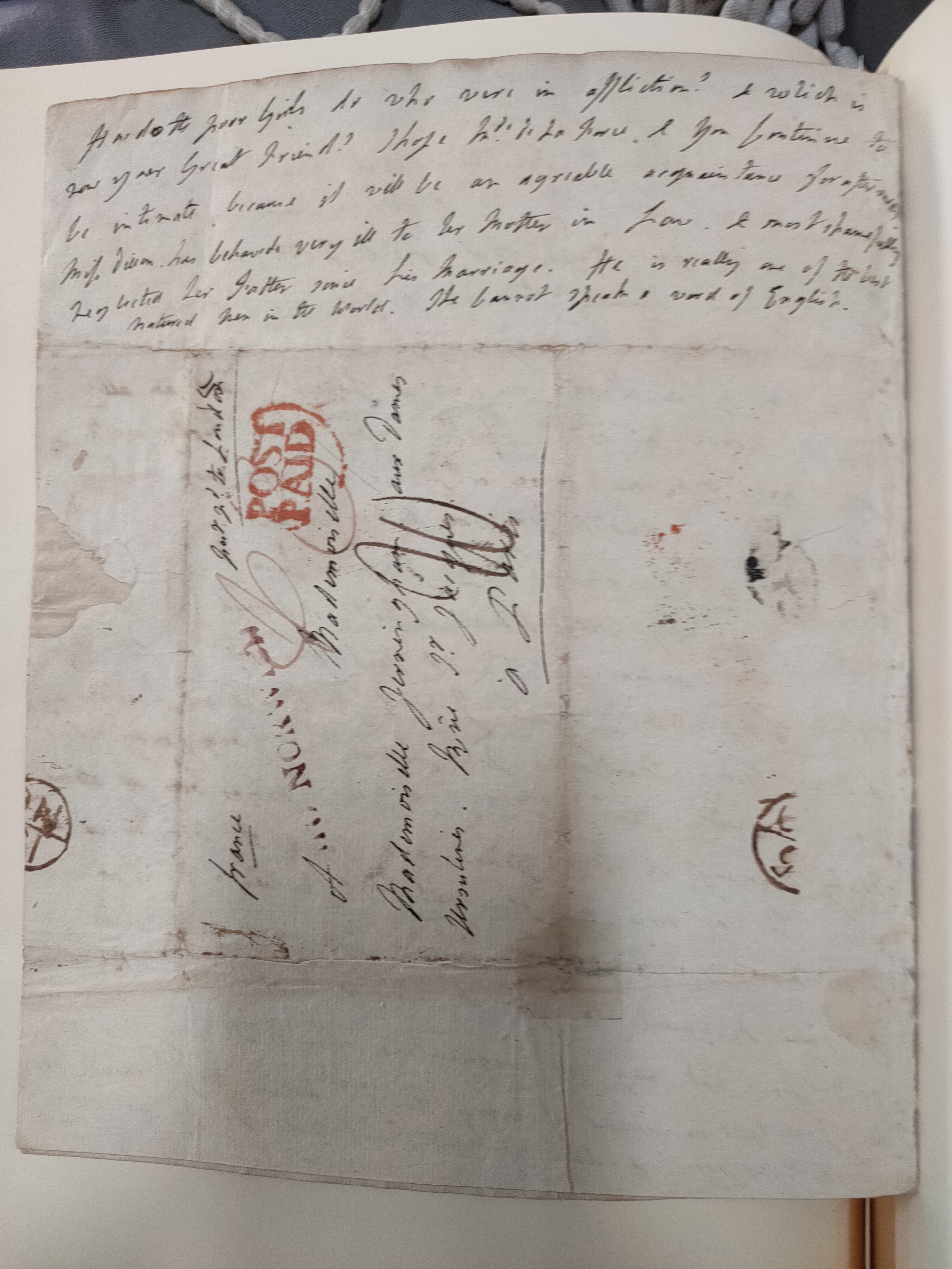 Image #4 of letter: Lady Frances Jerningham to Charlotte Jerningham, 14 November 1785